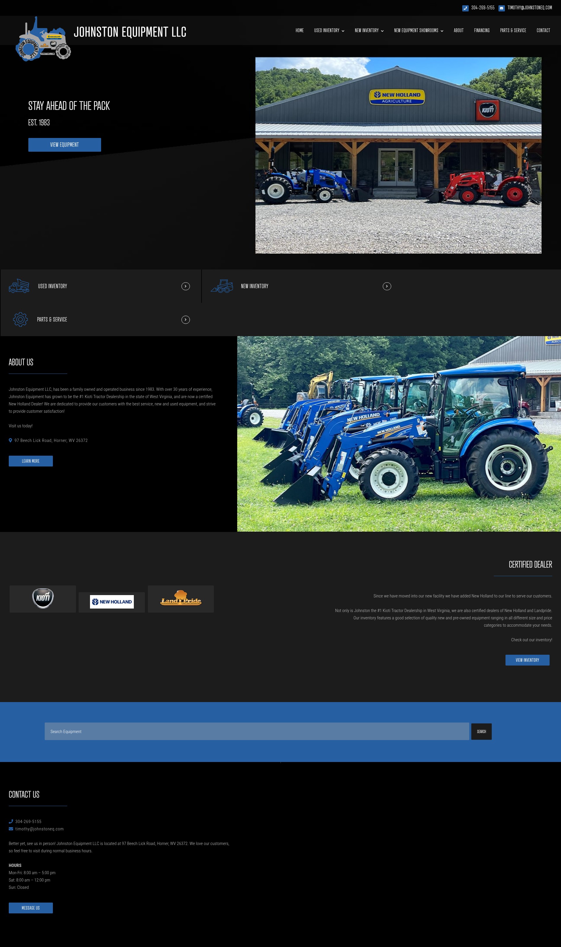 Screenshot of johnstoneq.com