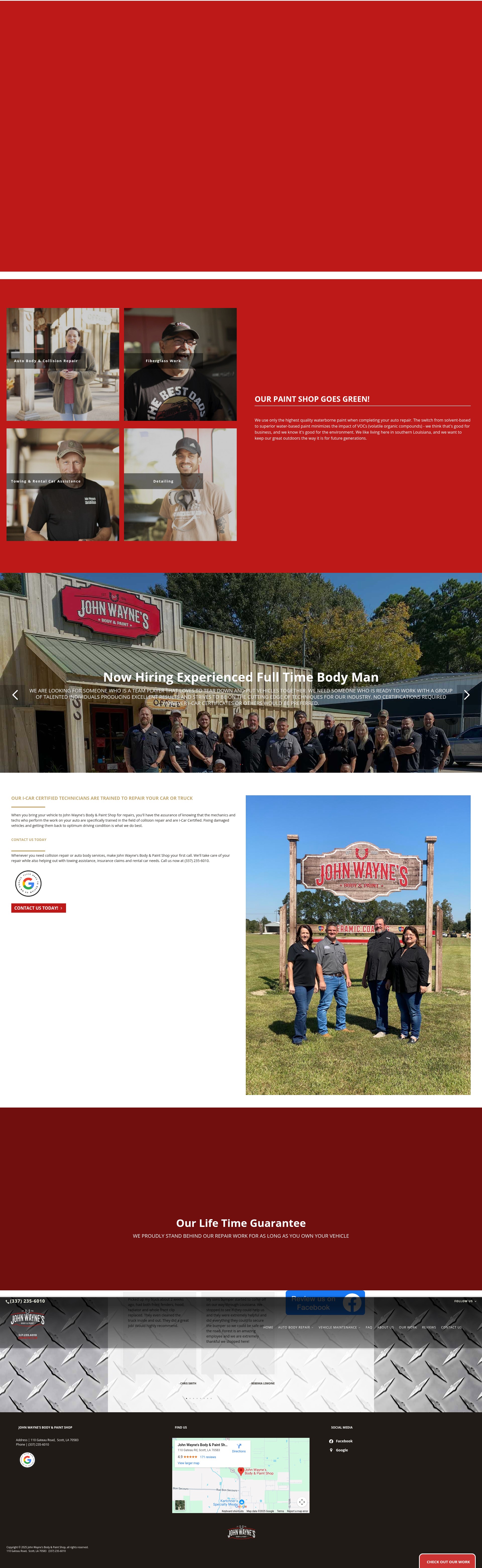 Screenshot of johnwaynes.com