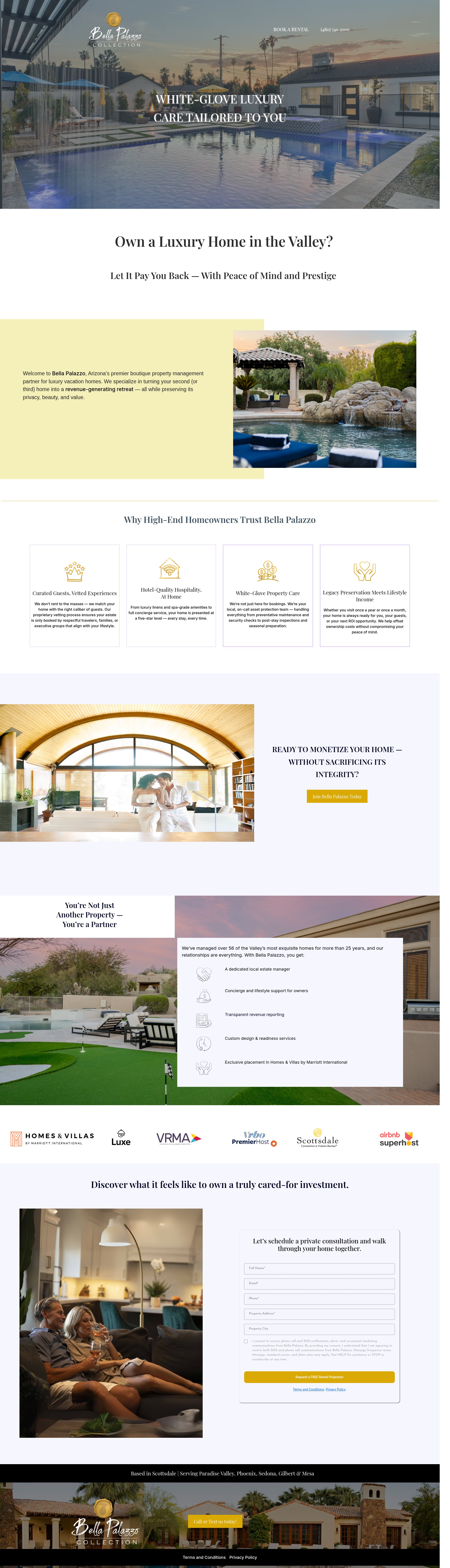 Screenshot of join.bellapalazzo.com