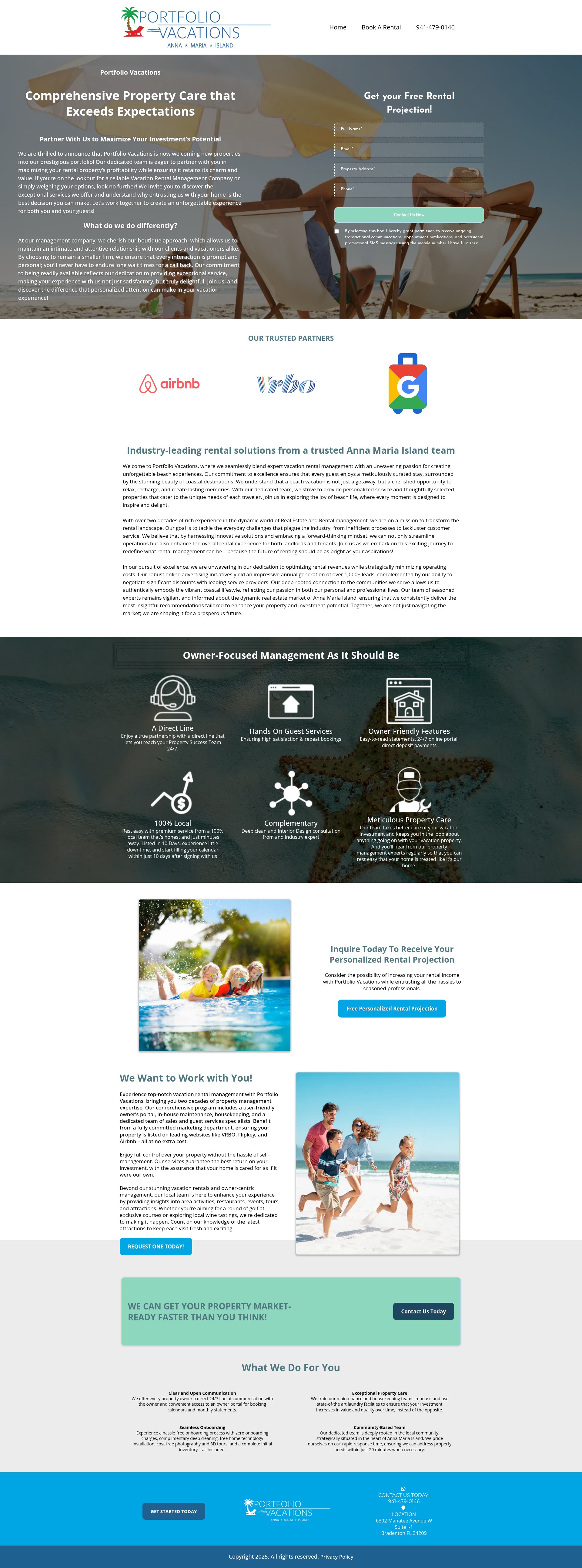 Screenshot of join.portfoliovacations.com