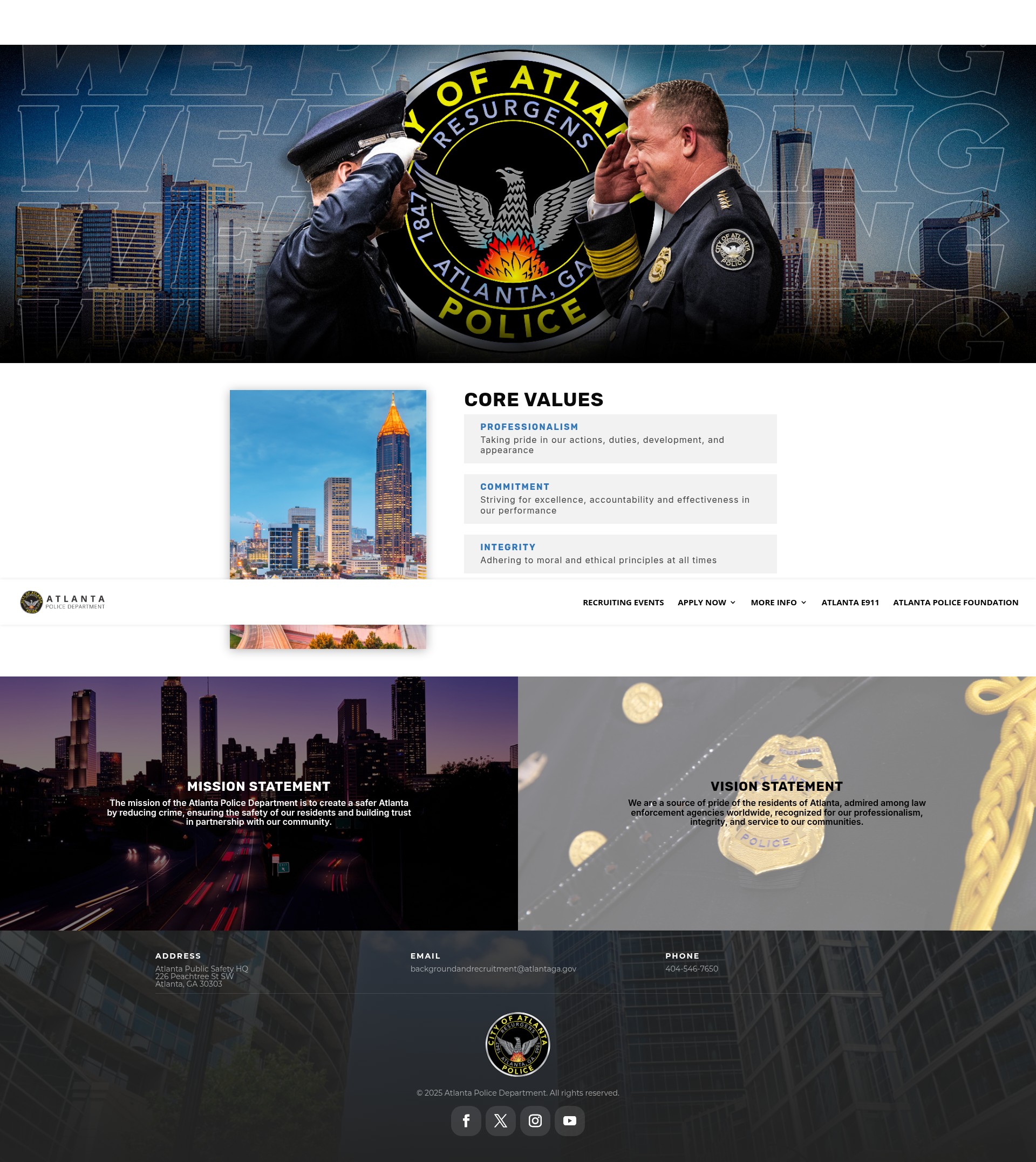 Screenshot of joinatlantapd.org