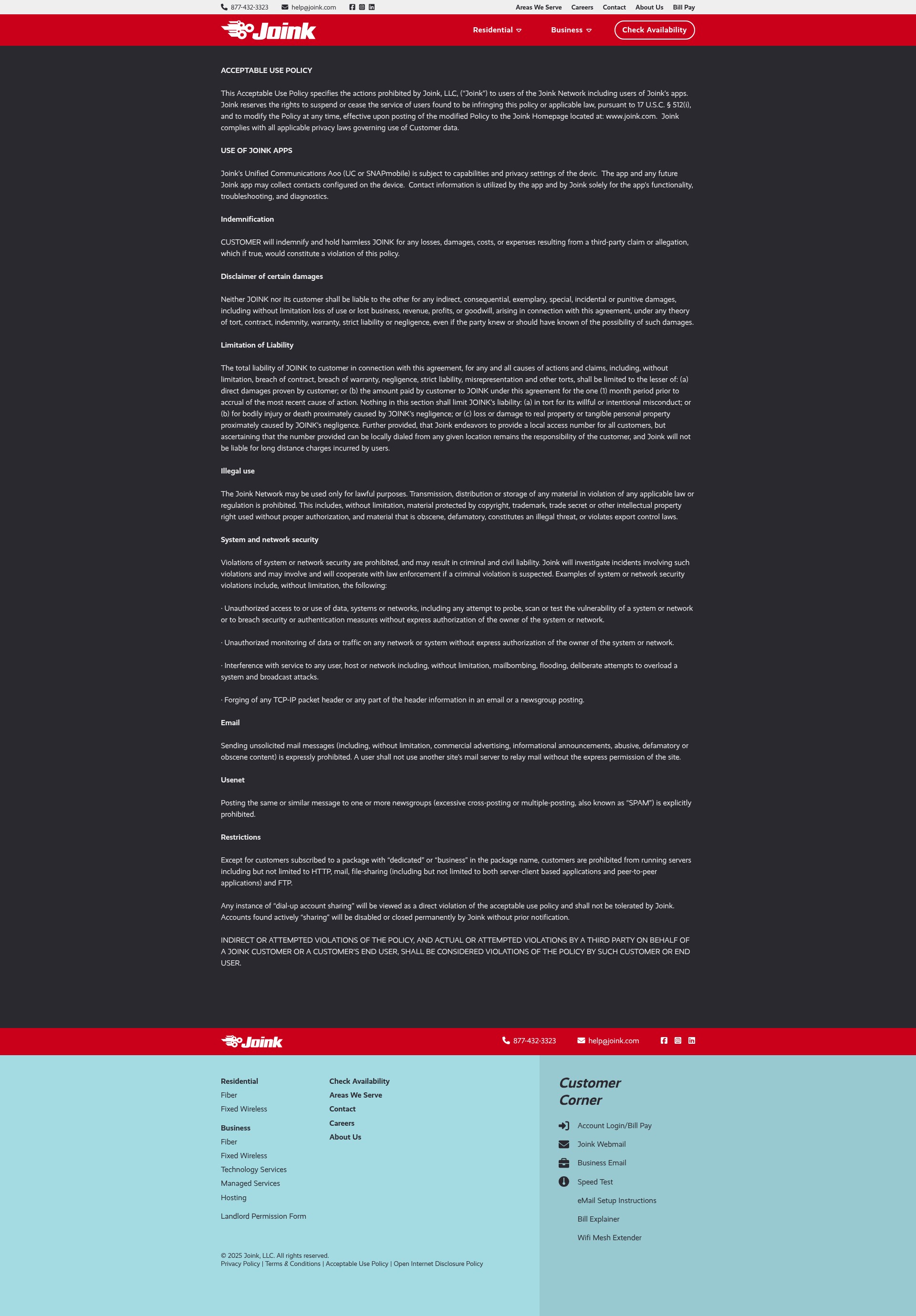 Screenshot of joink.com