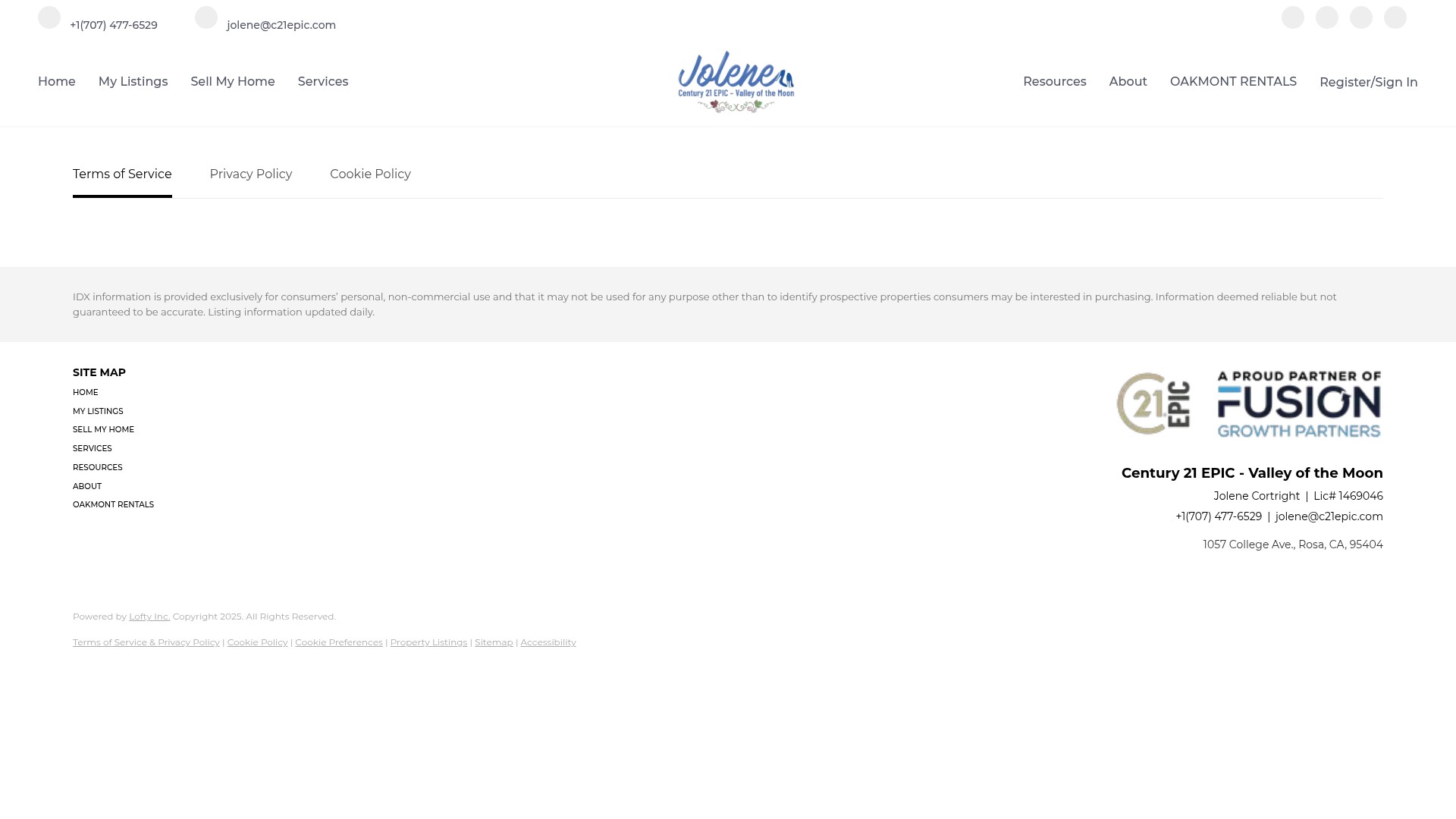 Screenshot of jolenesells.com