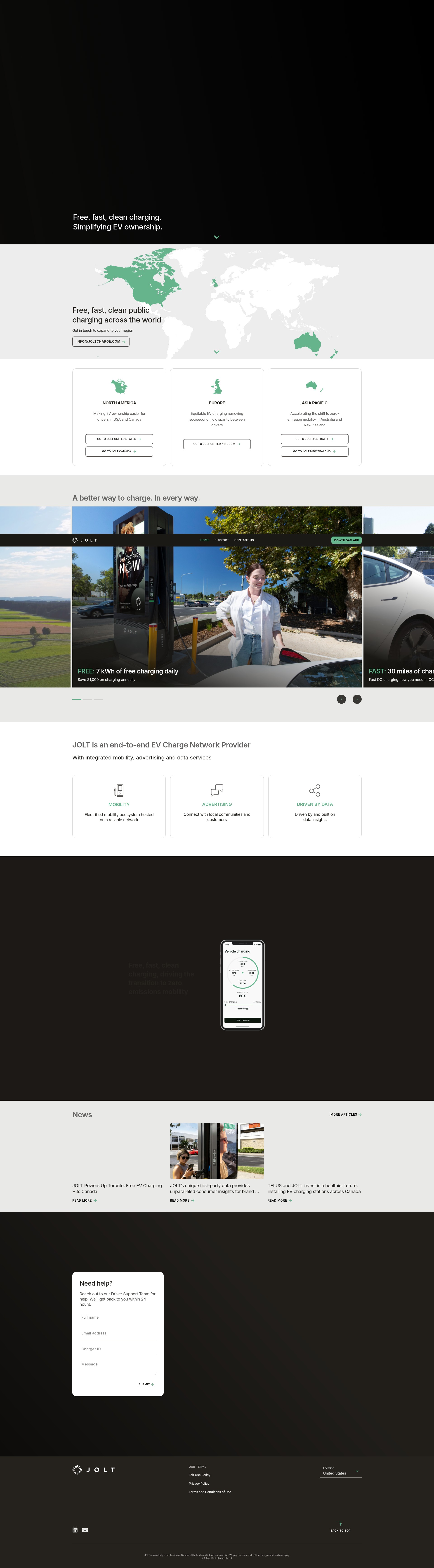Screenshot of joltcharge.com