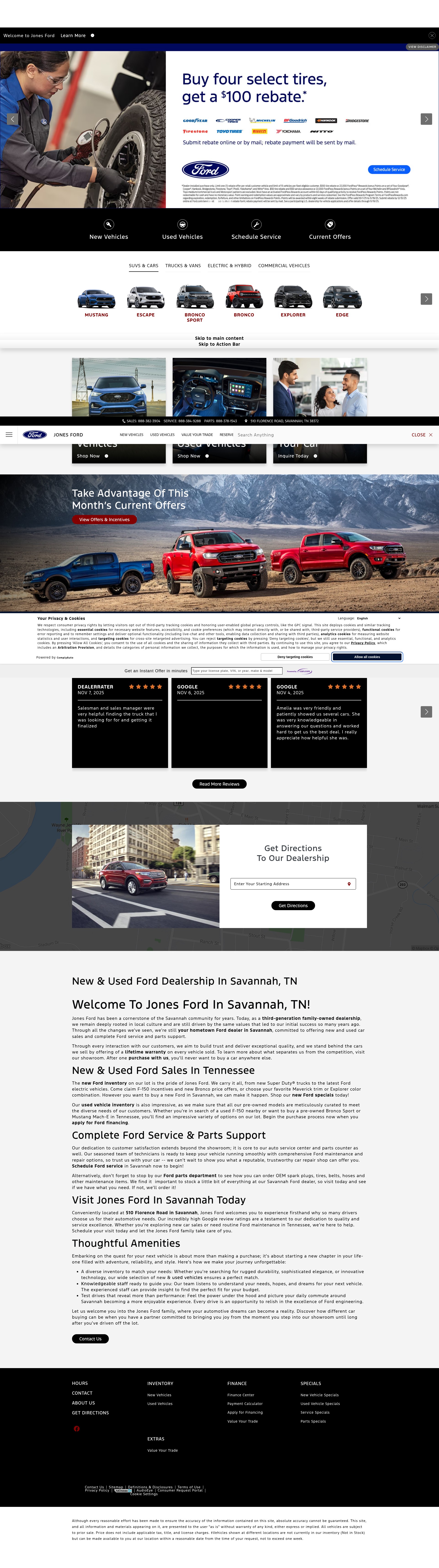 Screenshot of jones-ford.com