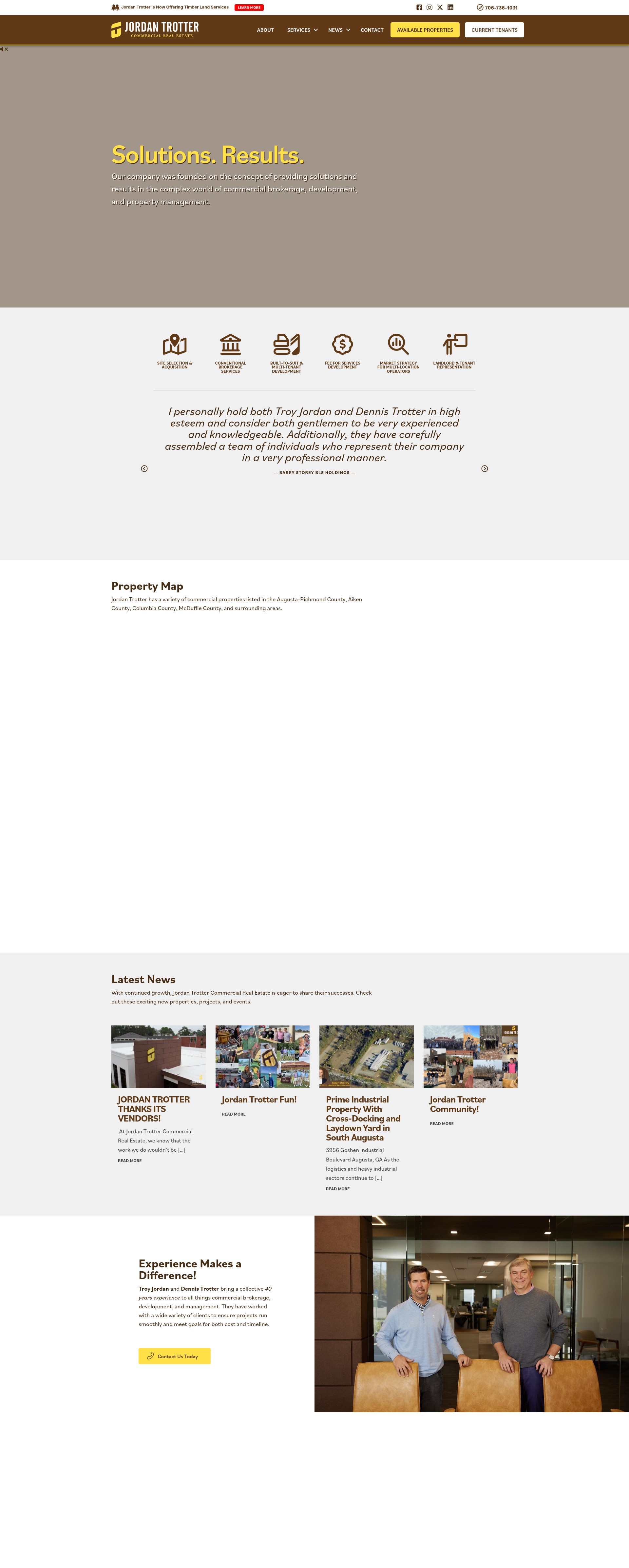 Screenshot of jordantrotter.com