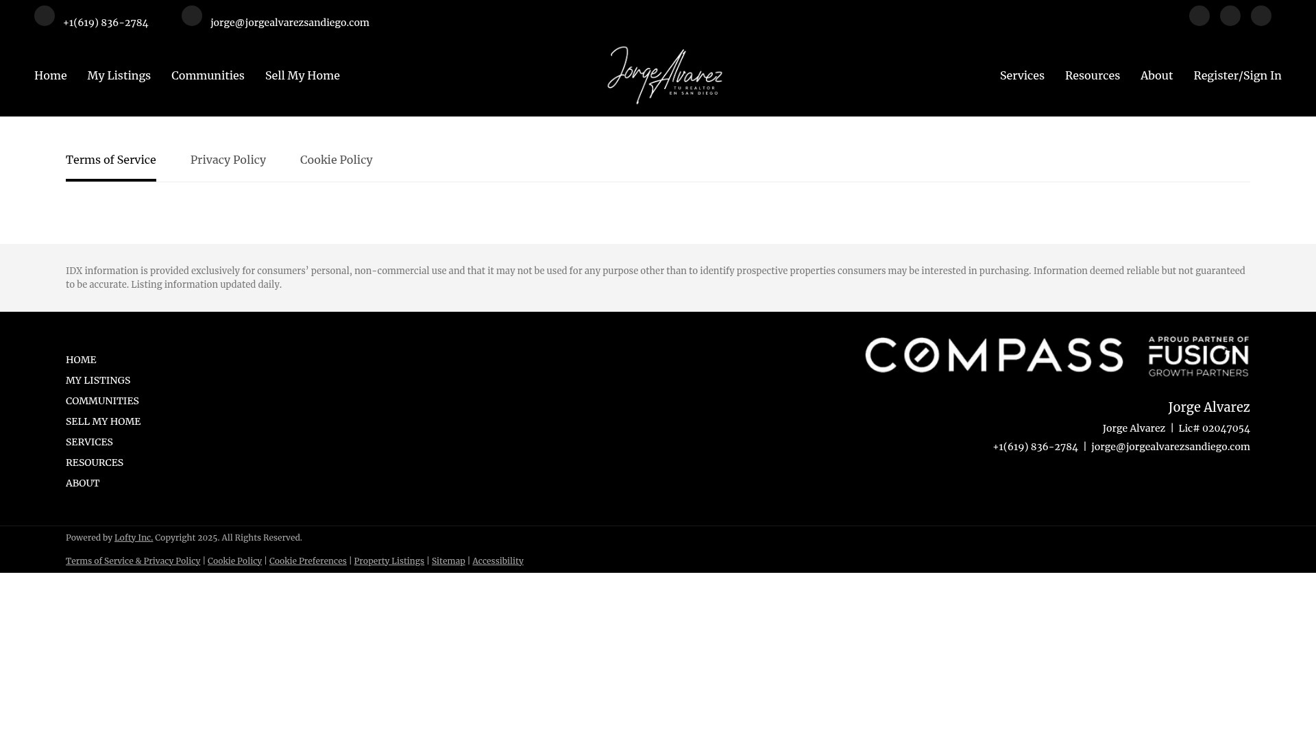 Screenshot of jorgealvarezsandiego.com