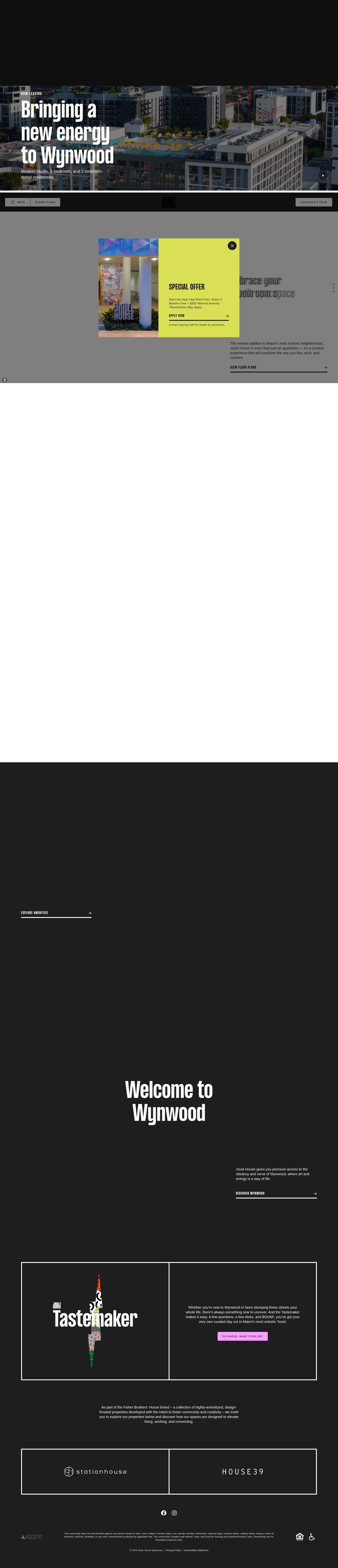 Screenshot of joulehouse.com