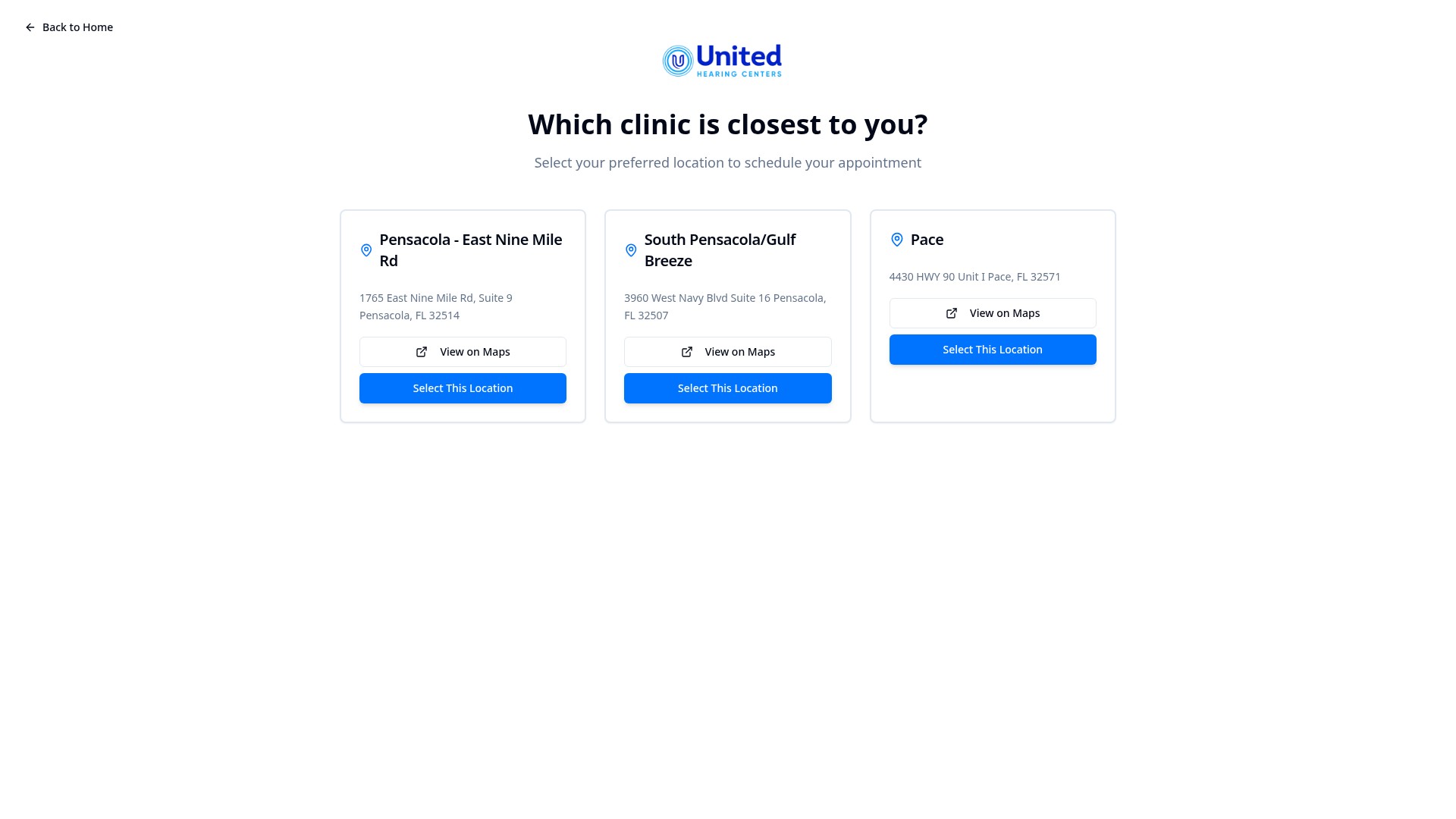 Screenshot of journey.unitedhearing.com