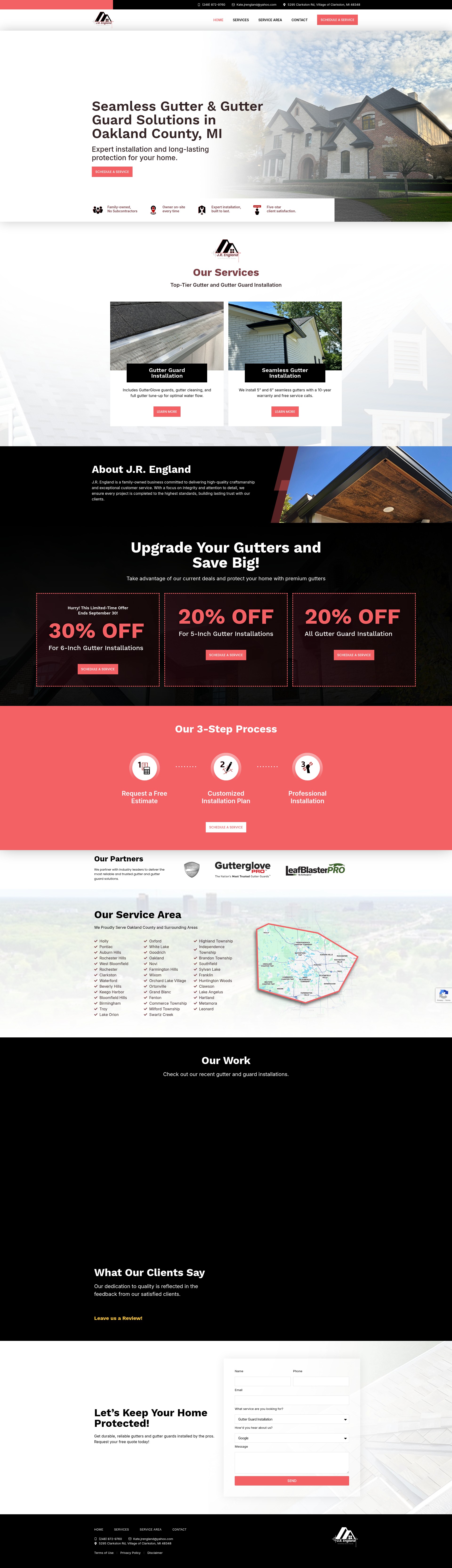 Screenshot of jrengland.com