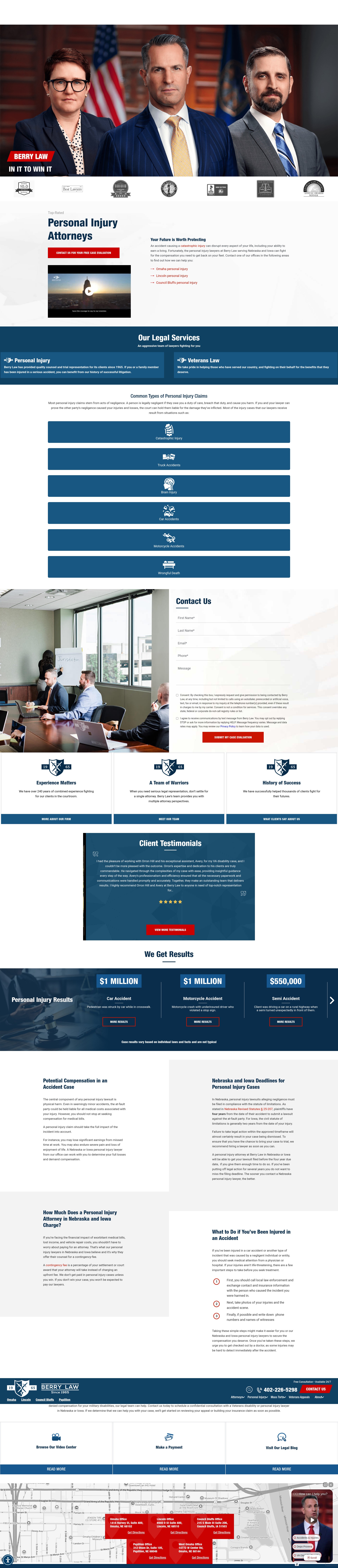 Screenshot of jsberrylaw.com