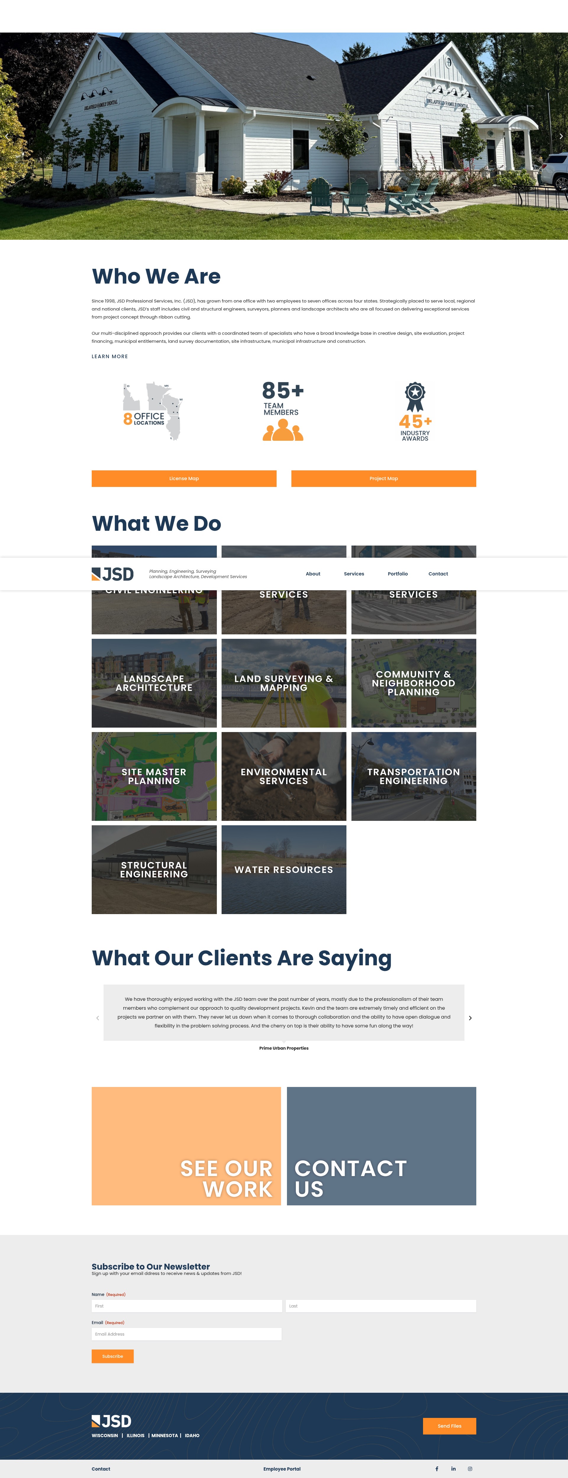 Screenshot of jsdinc.com