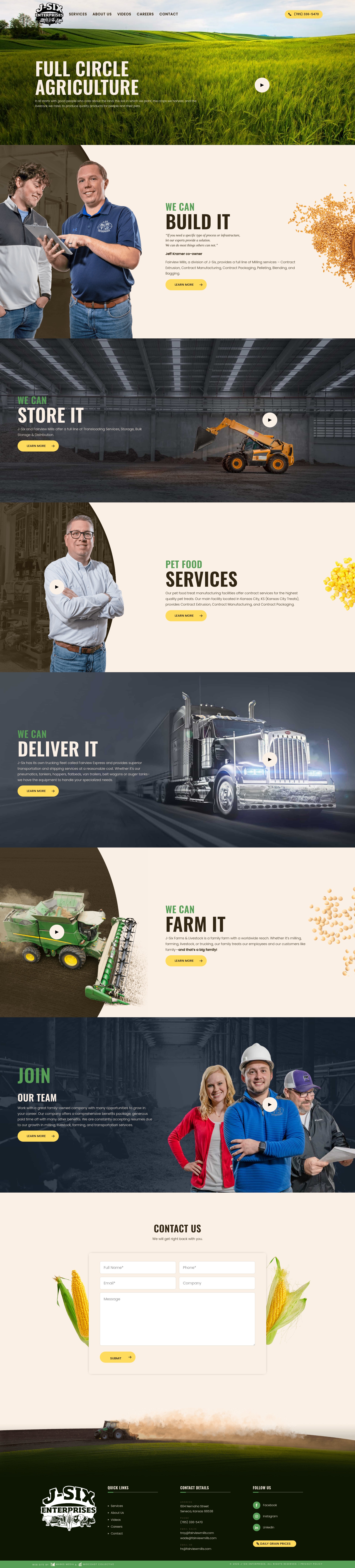 Screenshot of jsixenterprises.com