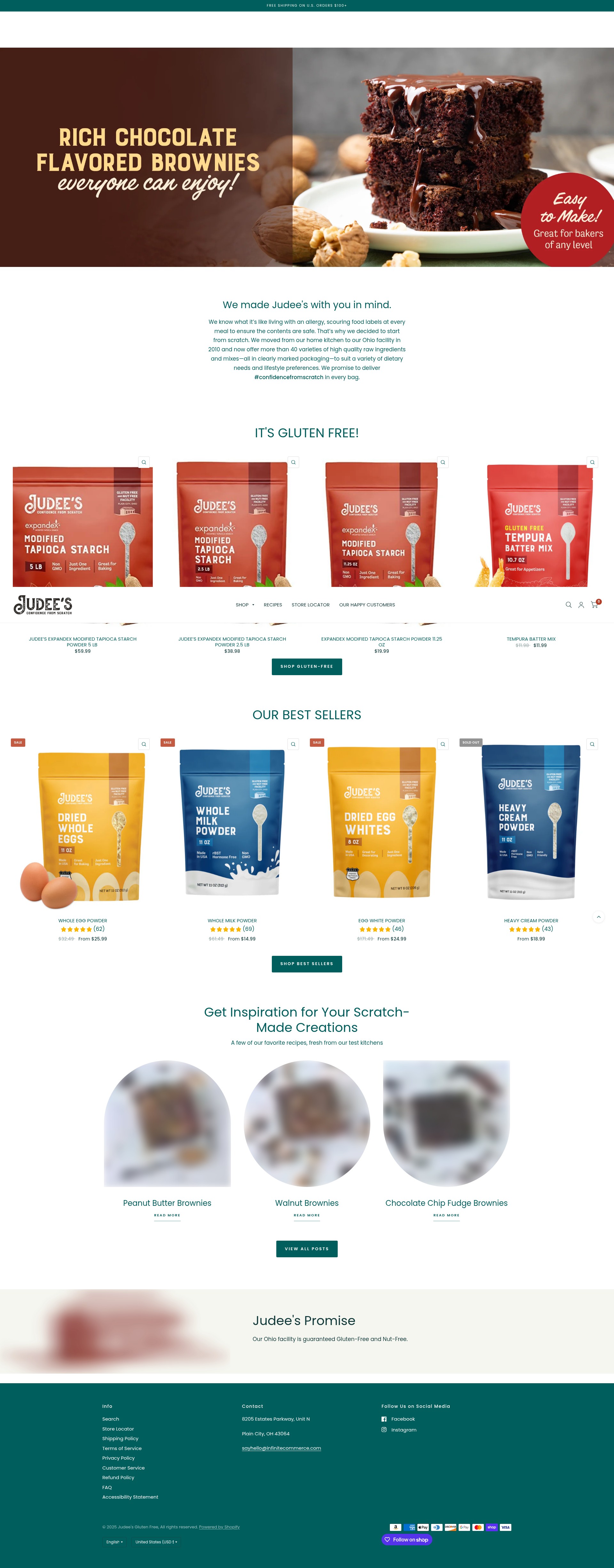 Screenshot of judeesfromscratch.com