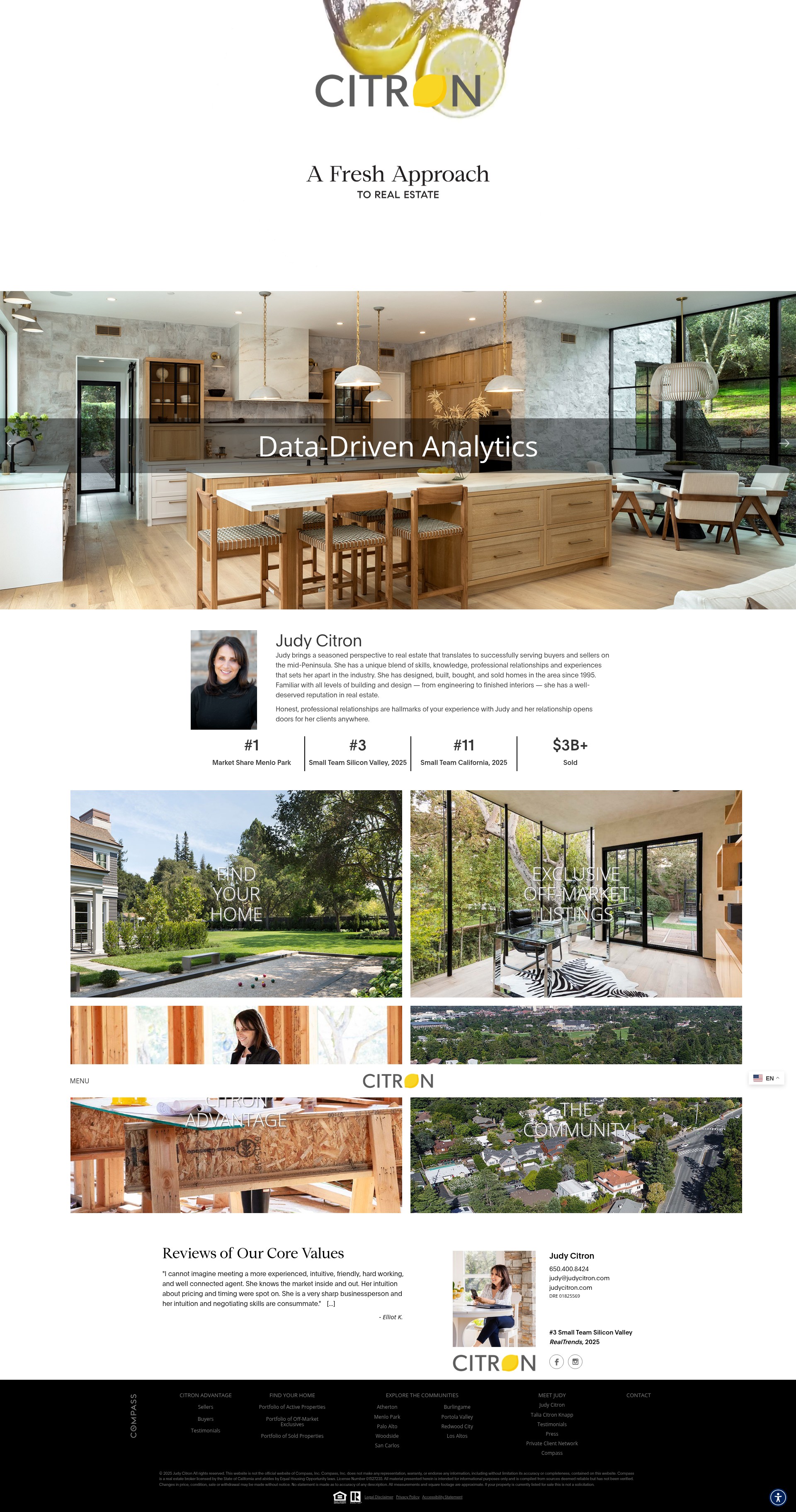 Screenshot of judycitron.com