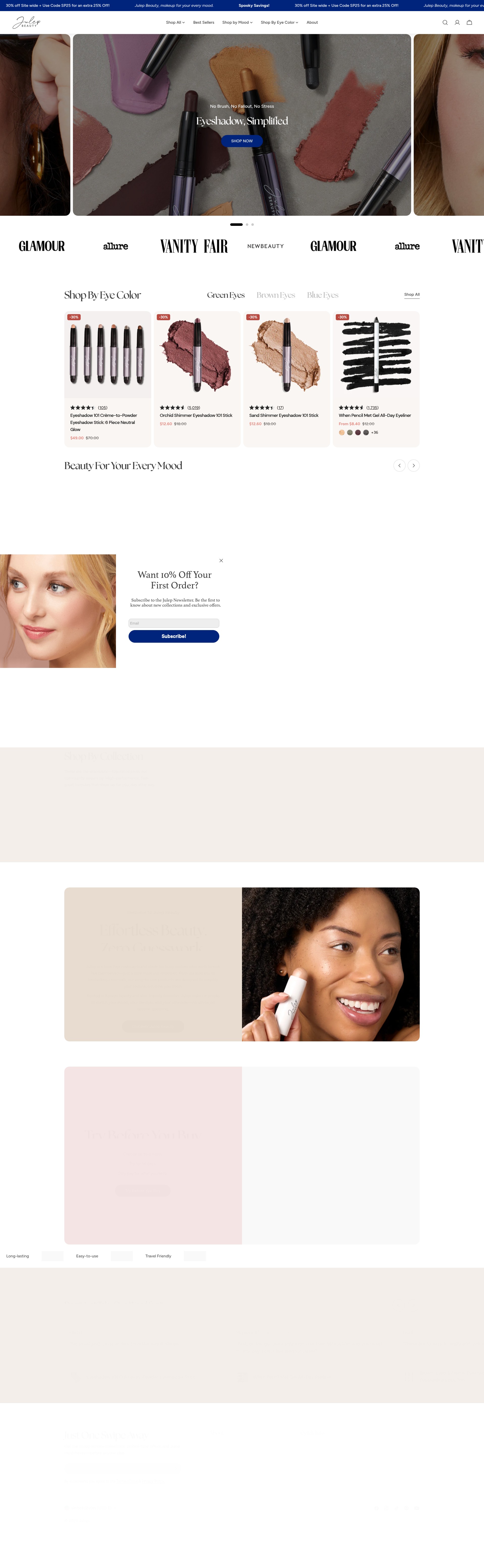 Screenshot of julepmain.myshopify.com