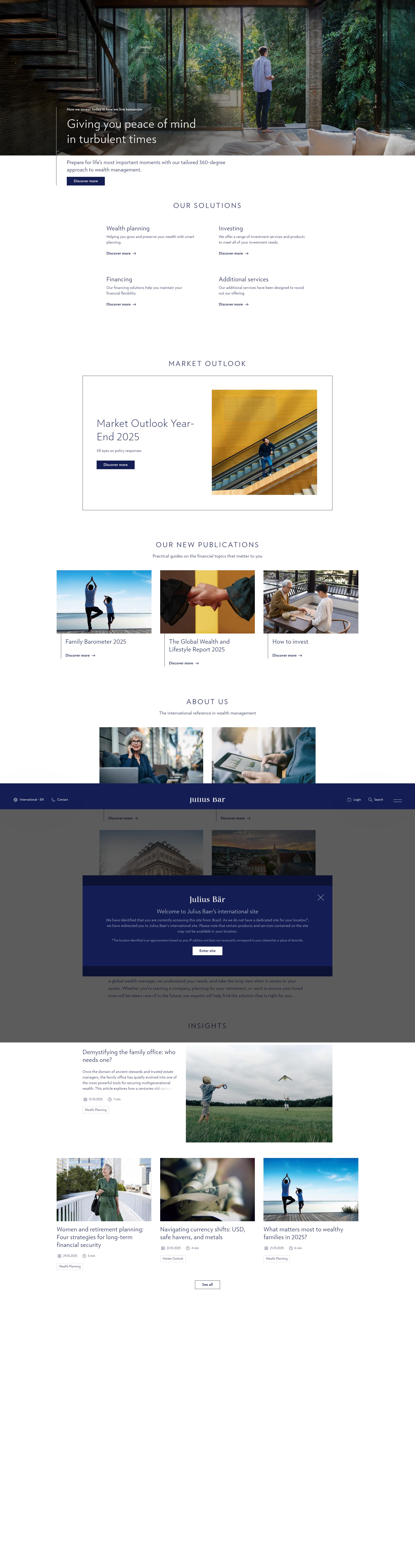 Screenshot of juliusbaer.com