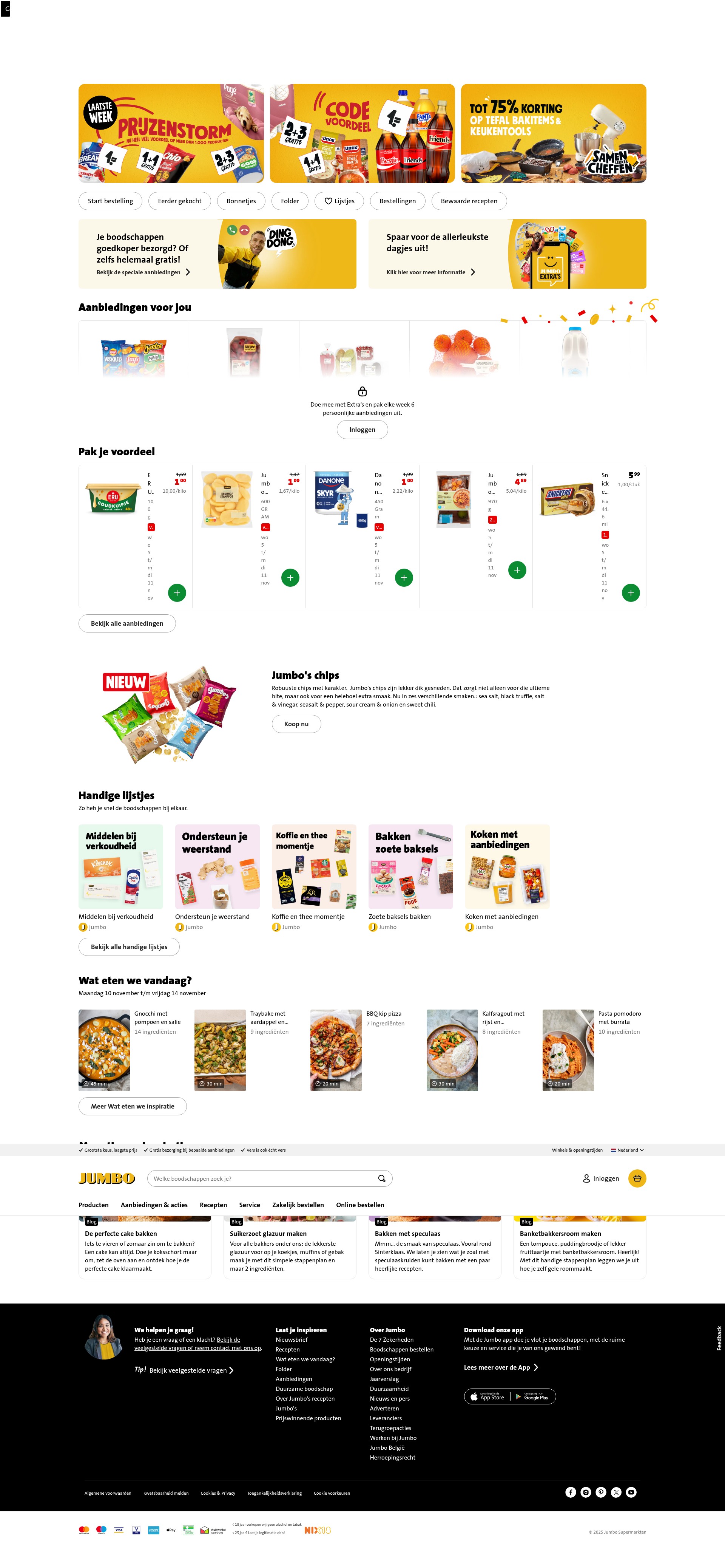 Screenshot of jumbo.com