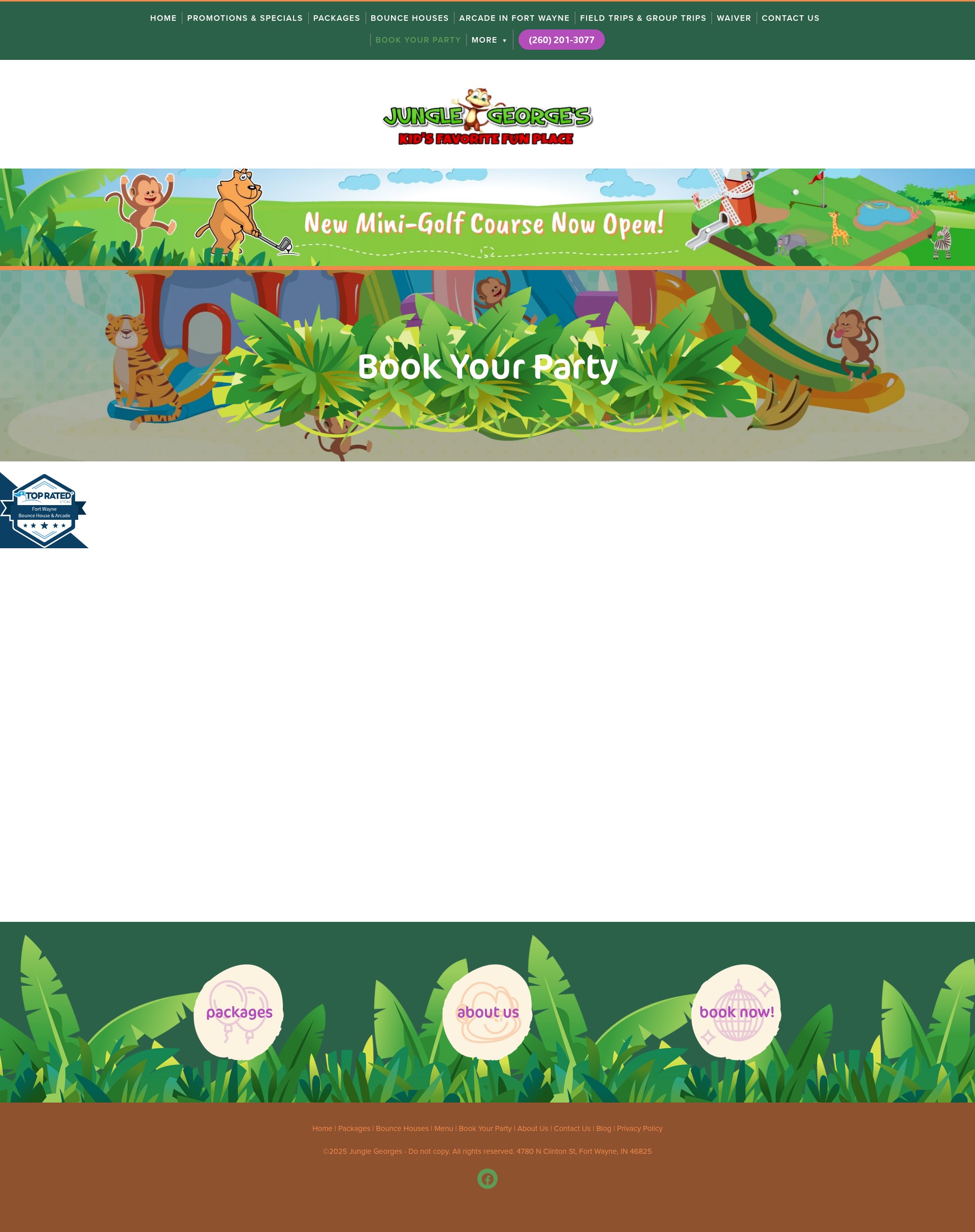 Screenshot of junglegeorges.net