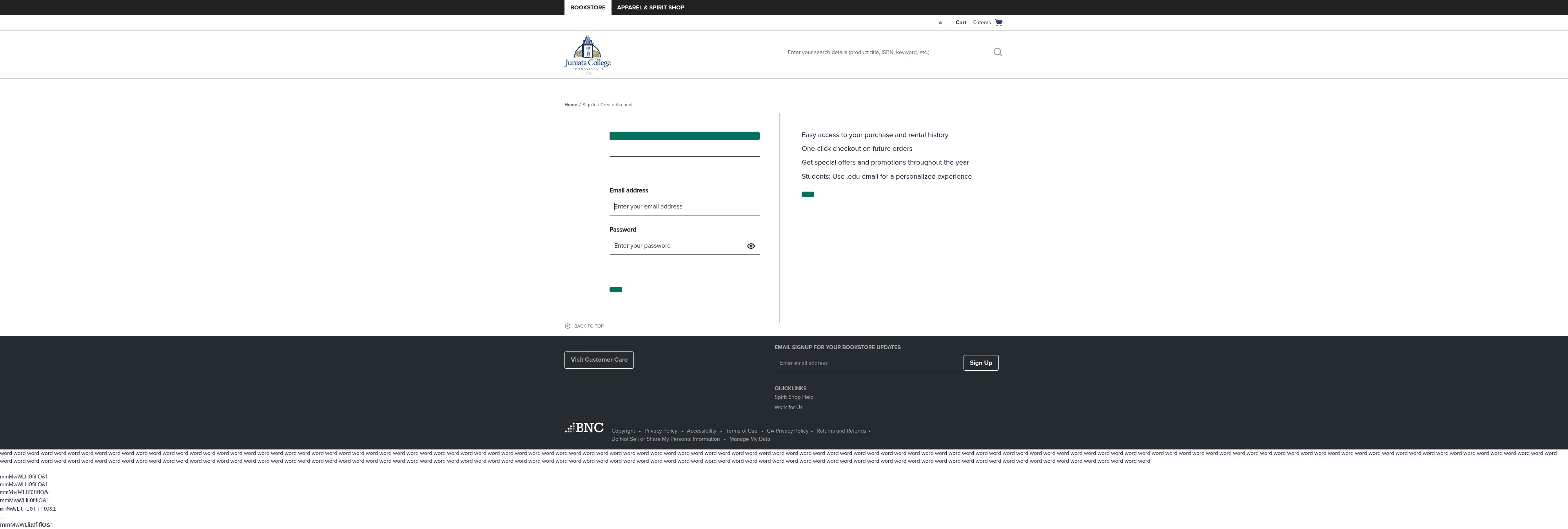 Screenshot of juniata.edu