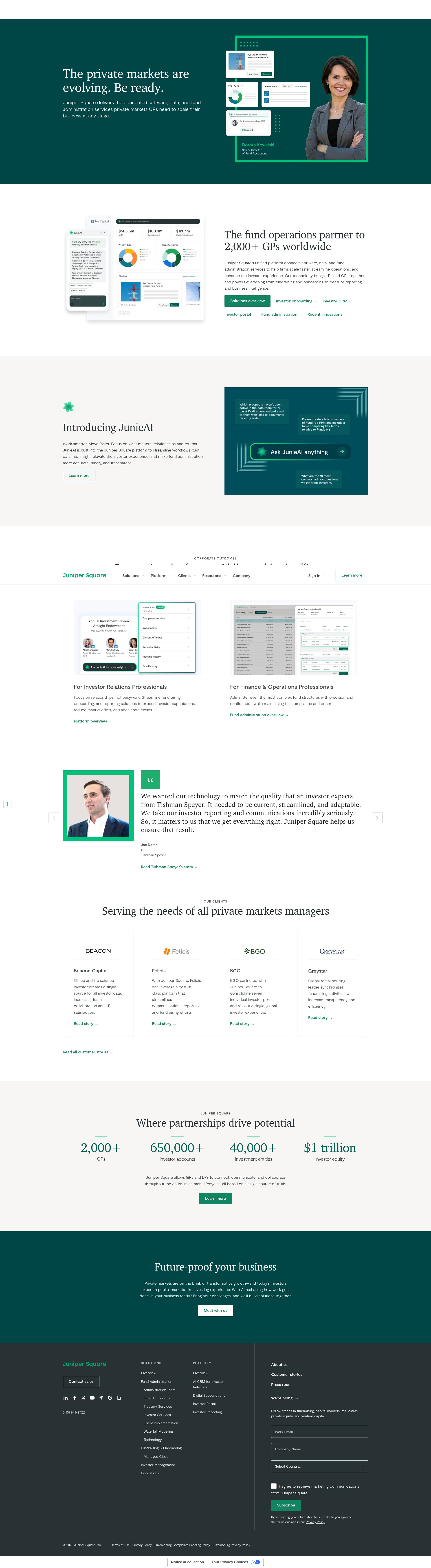 Screenshot of junipersquare.com