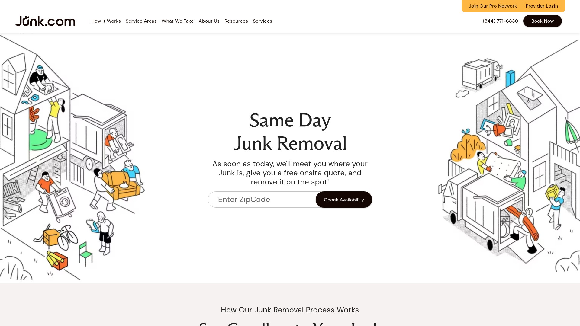 Screenshot of junk.com