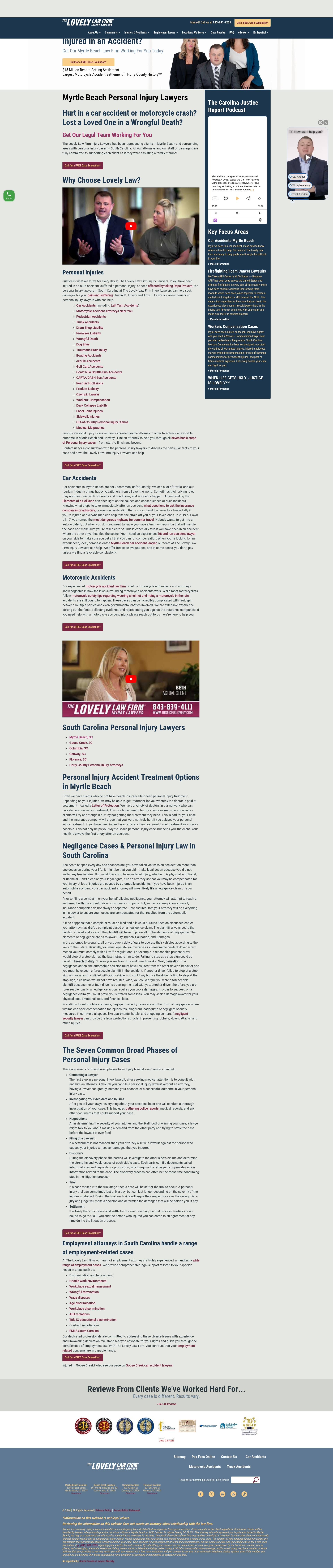Screenshot of justiceislovely.com