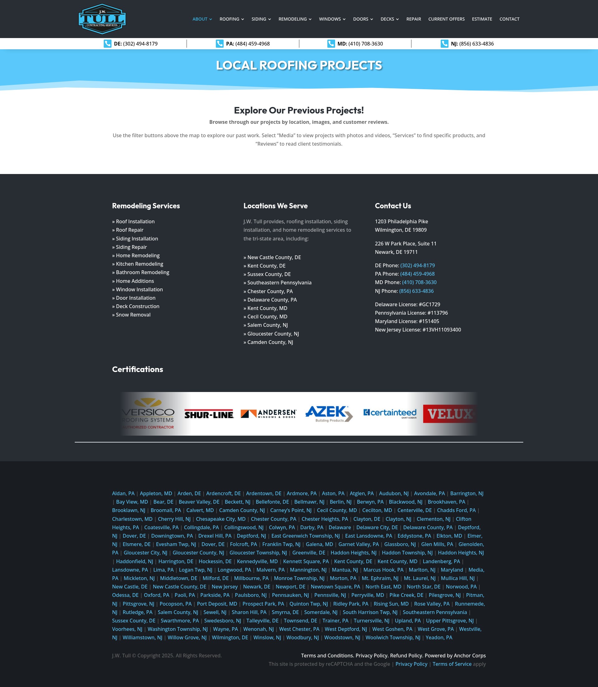 Screenshot of jwtull.com