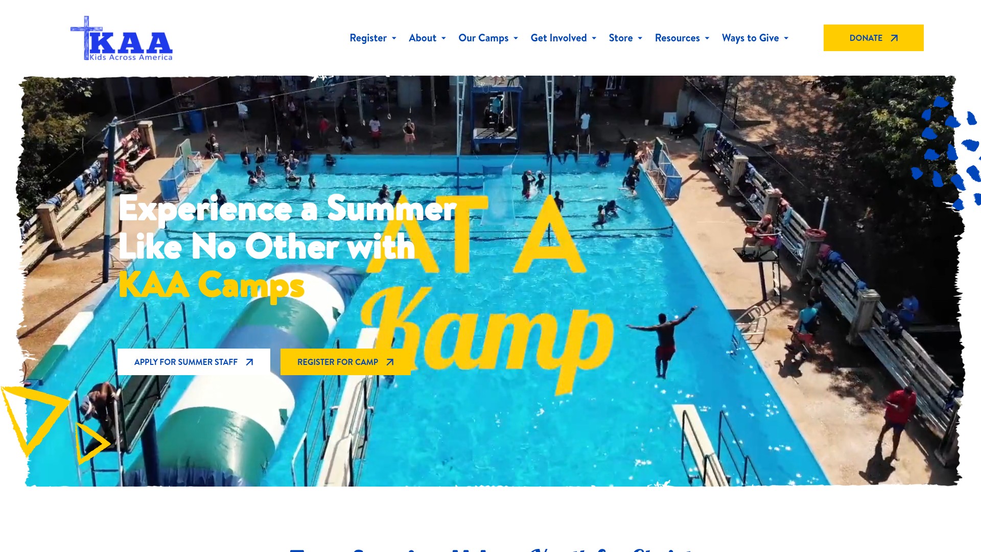 Screenshot of kaakamps.org