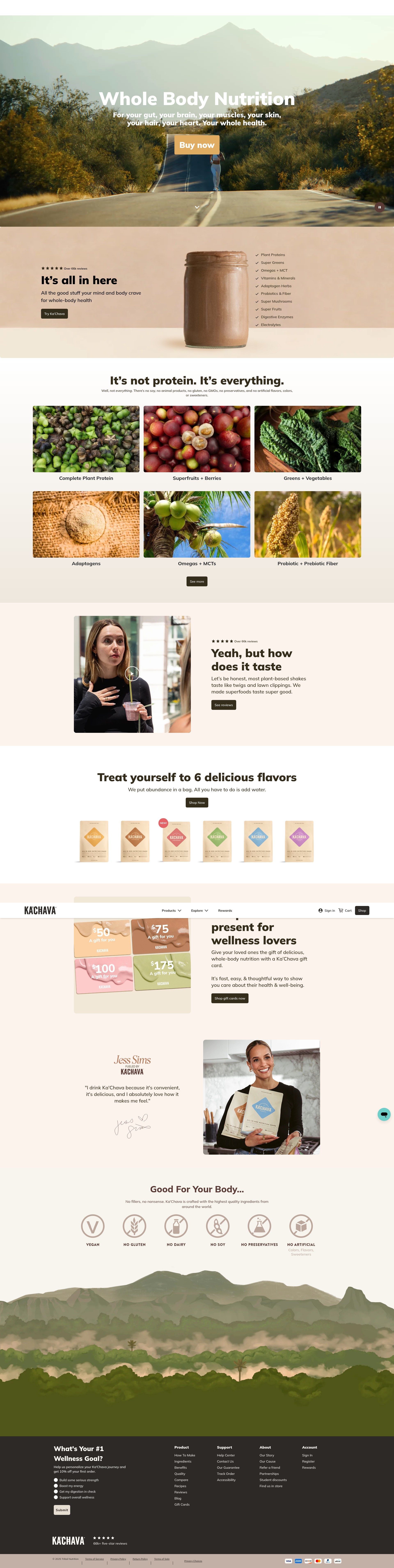 Screenshot of kachava.com