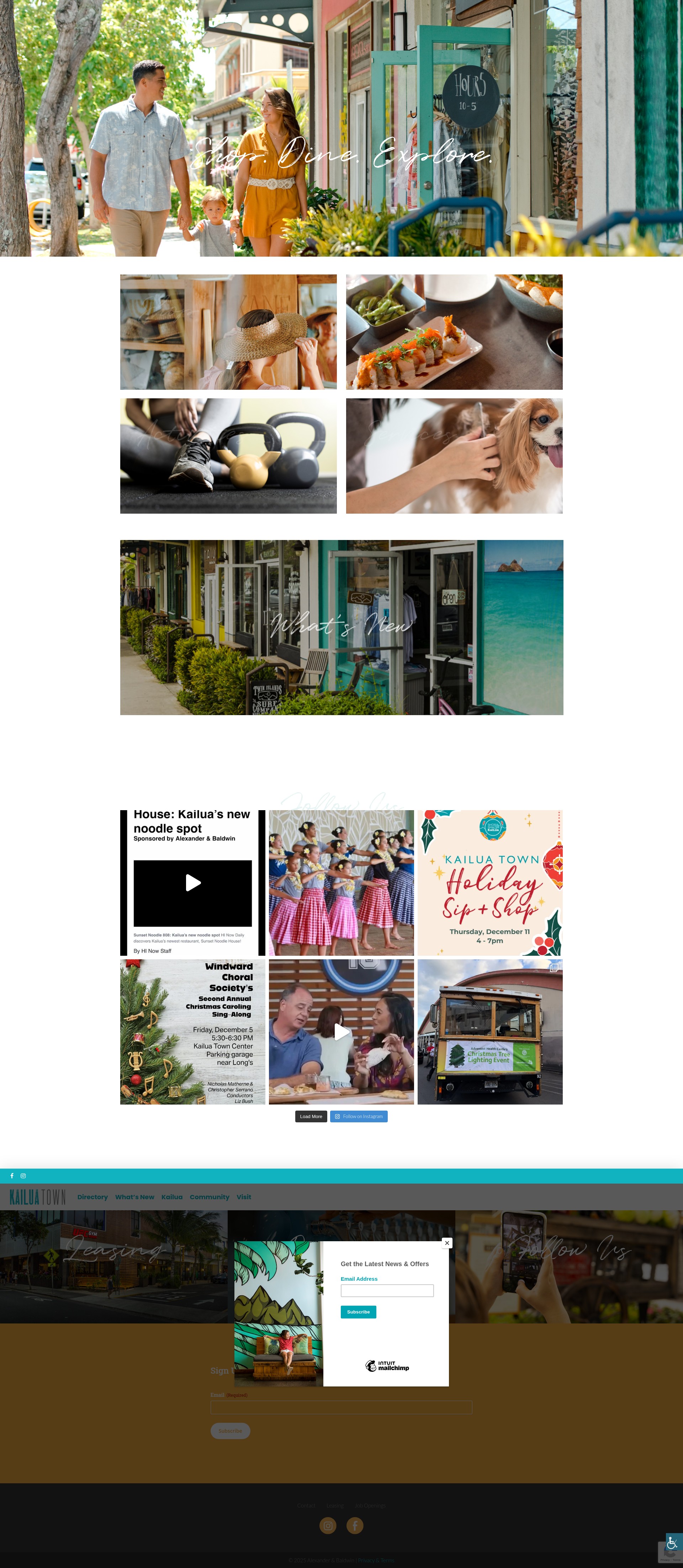 Screenshot of kailuatownhi.com