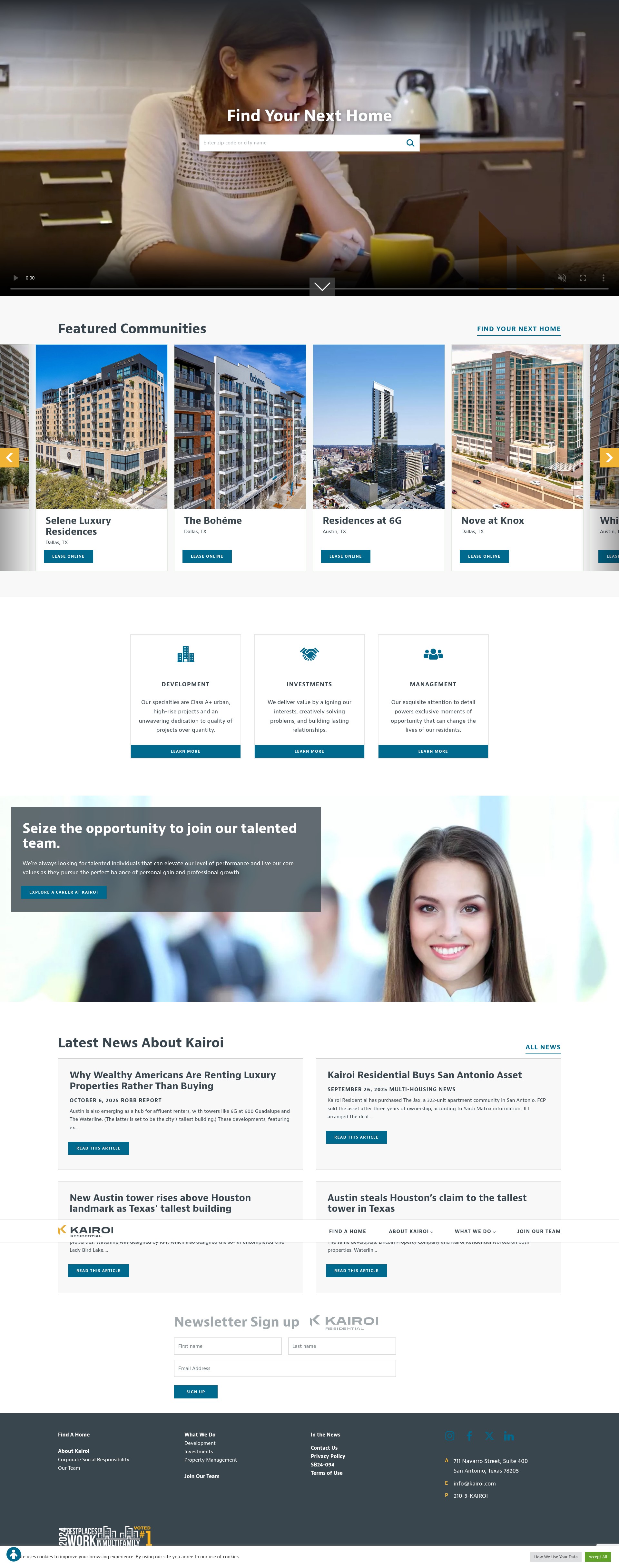 Screenshot of kairoi.com