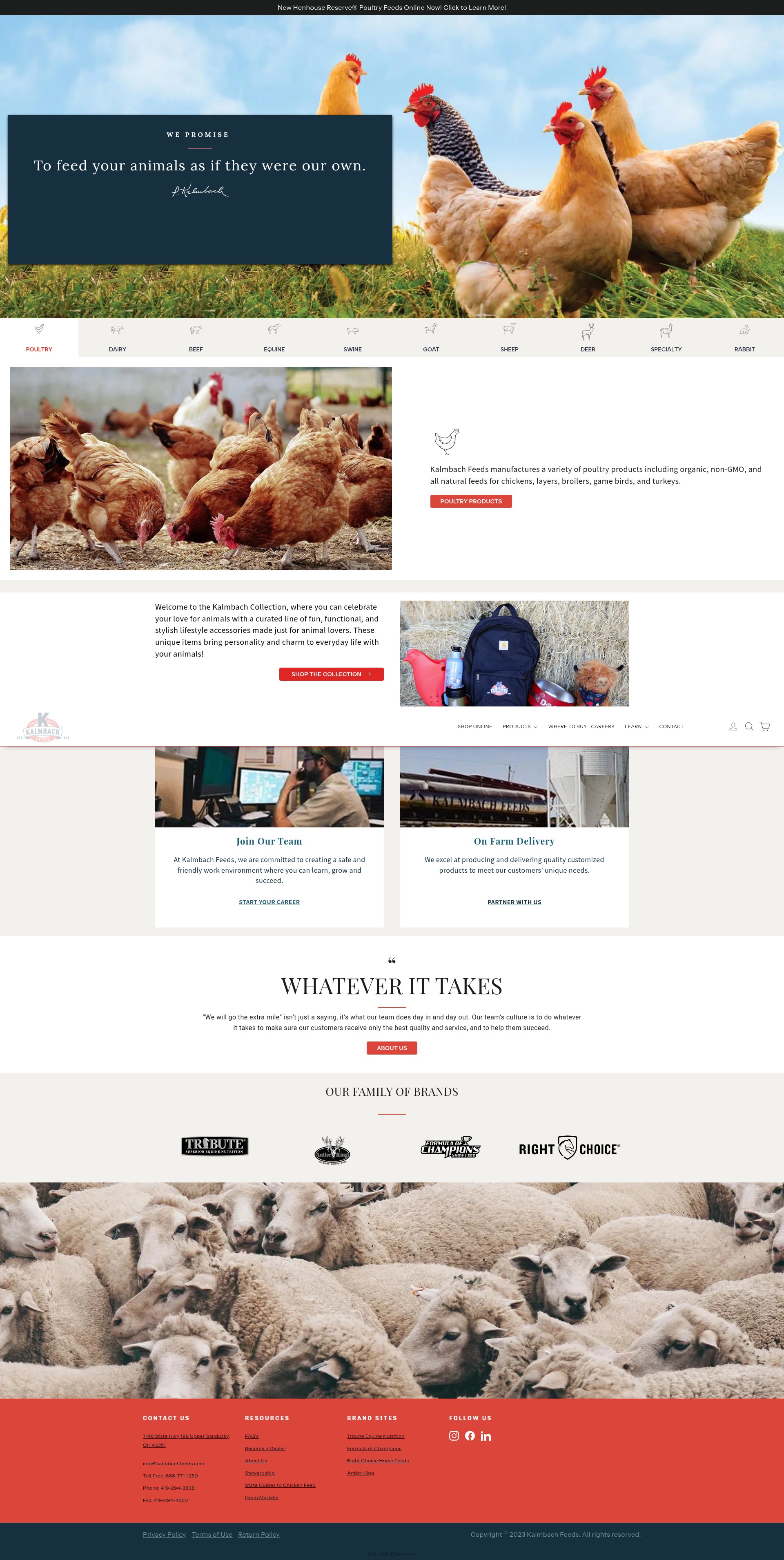 Screenshot of kalmbachfeeds.com