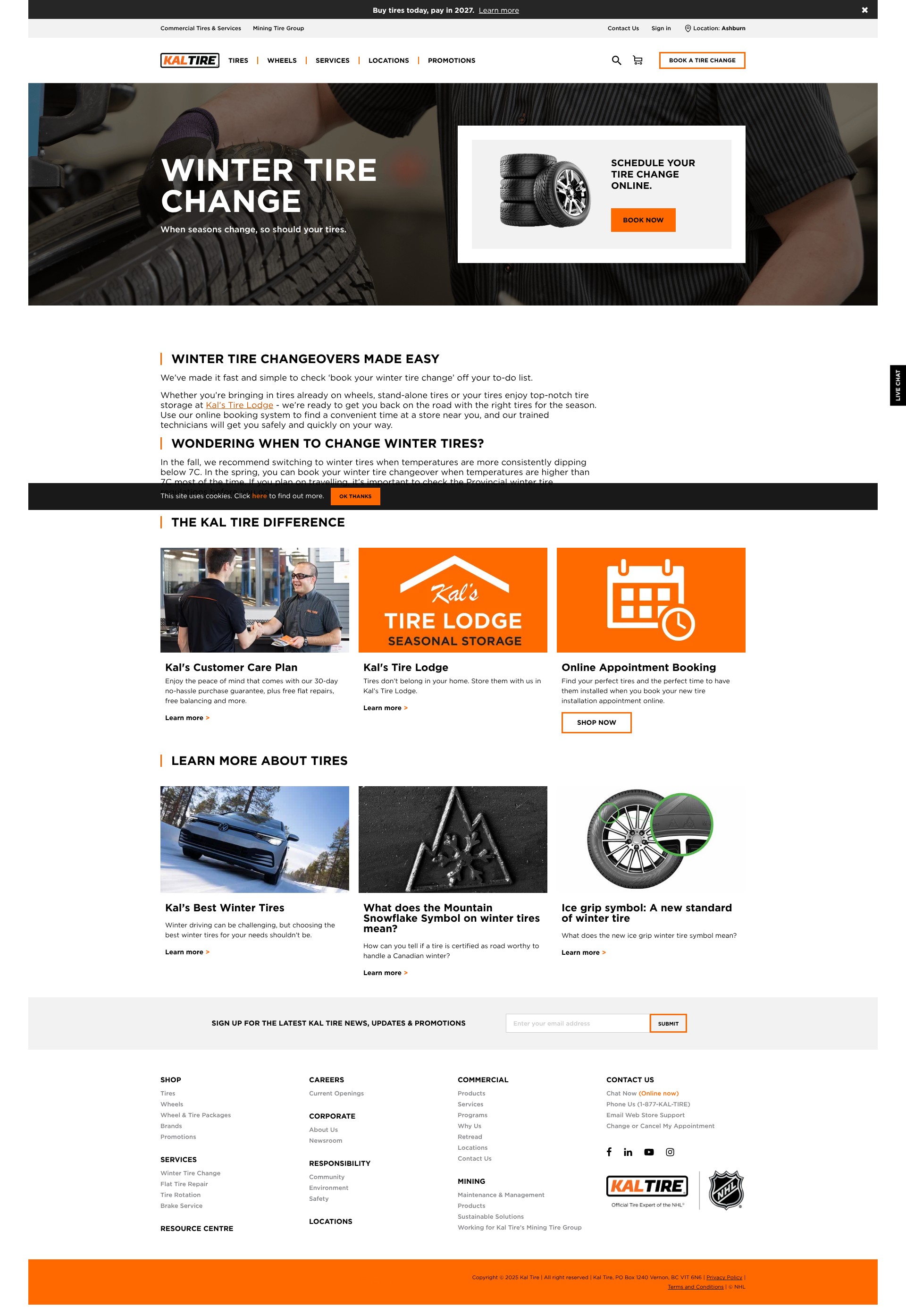 Screenshot of kaltire.com