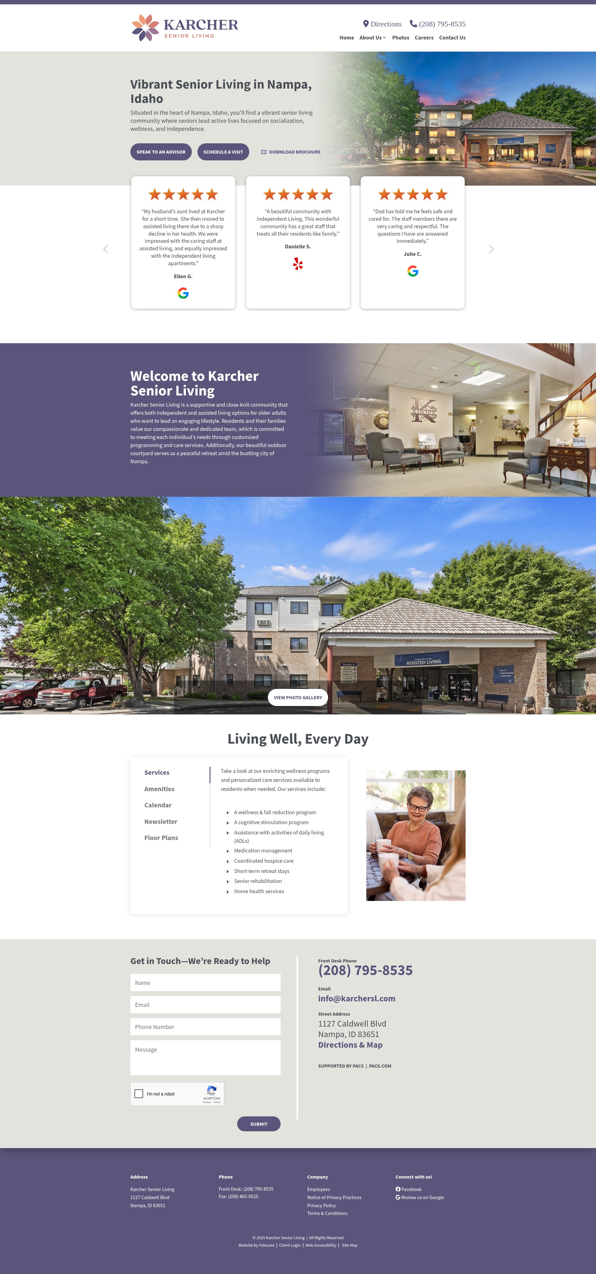 Screenshot of karchersl.com
