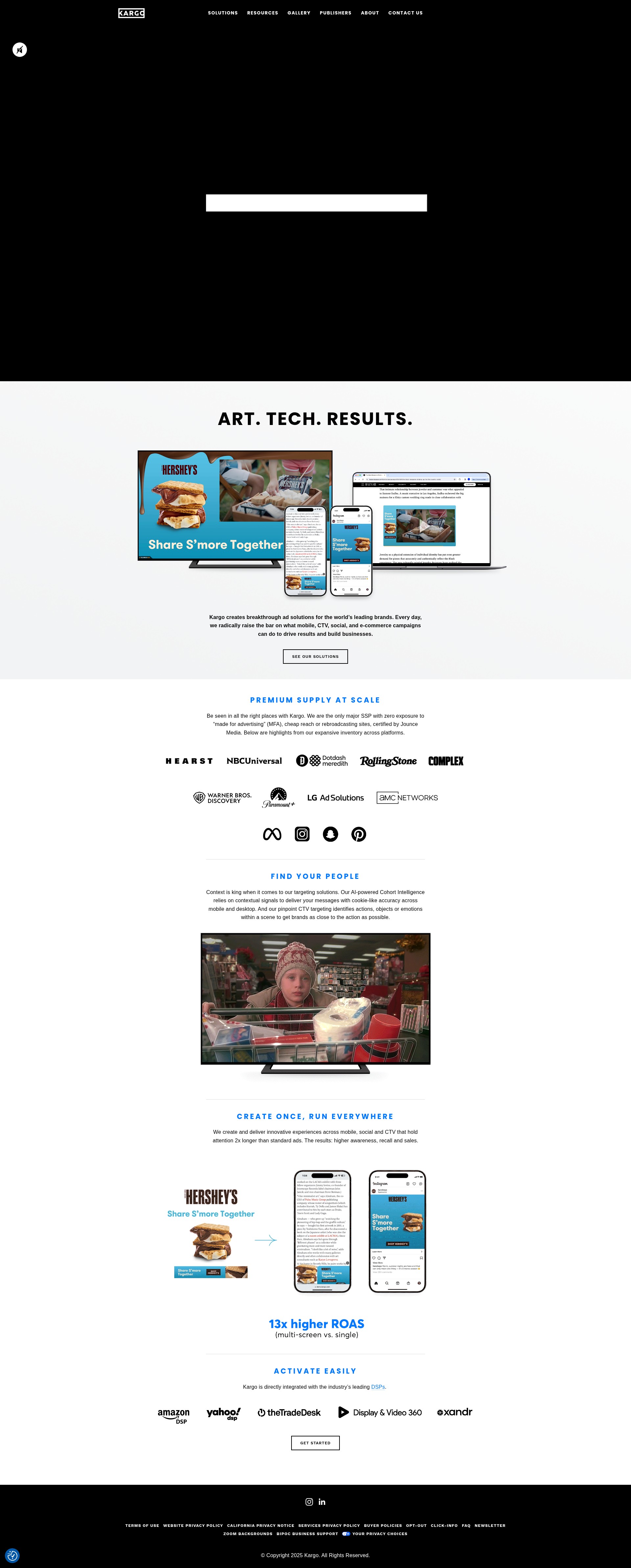 Screenshot of kargo.com