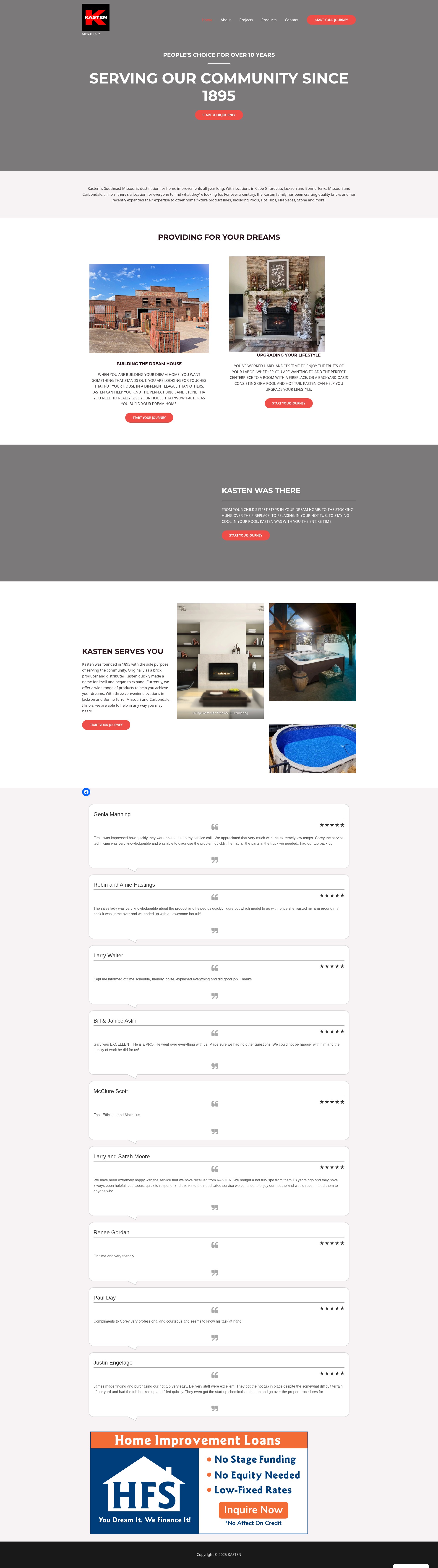 Screenshot of kasten.net