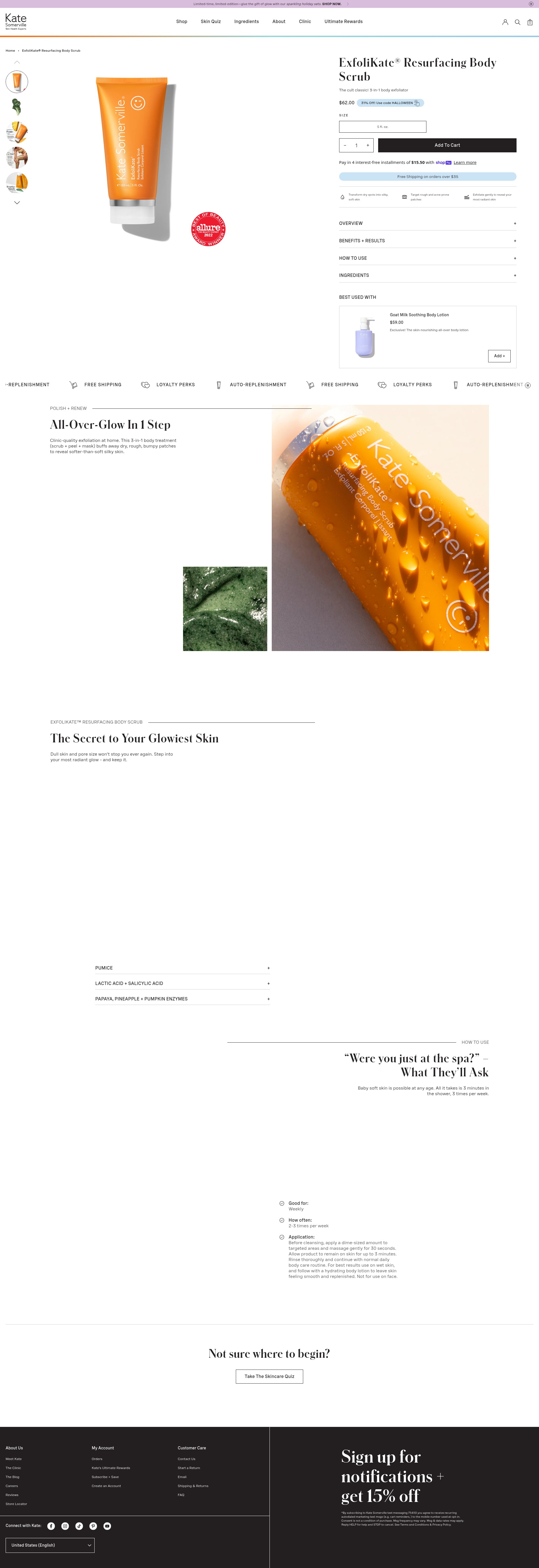 Screenshot of katesomerville.com