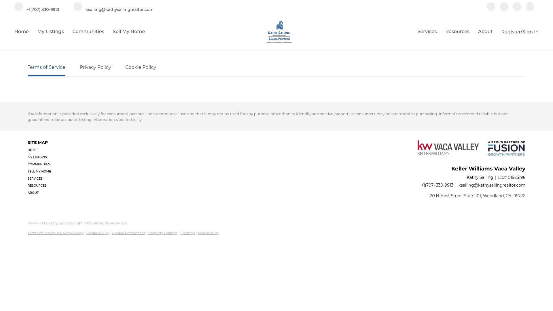 Screenshot of kathysallinghomes.com