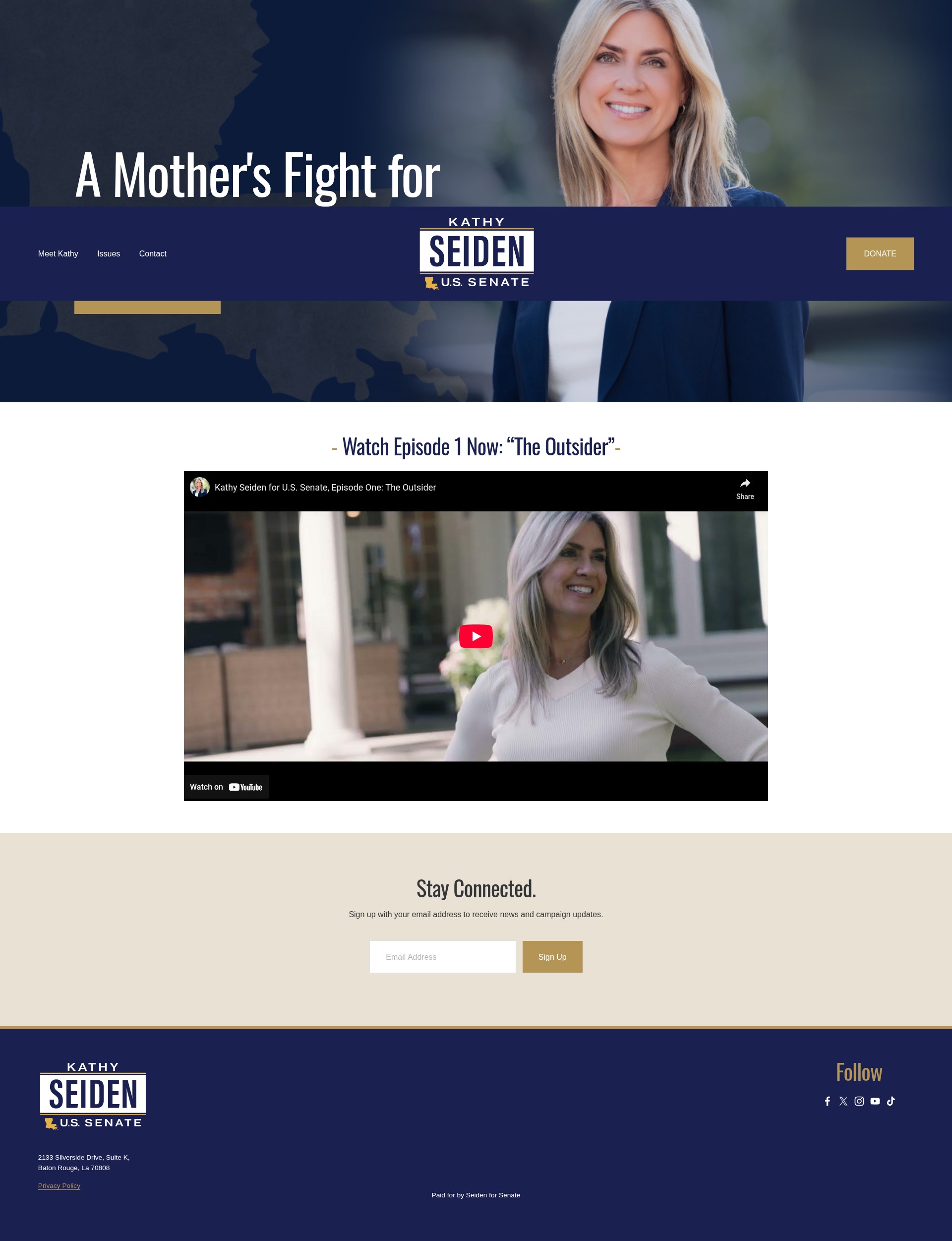 Screenshot of kathyseiden.com