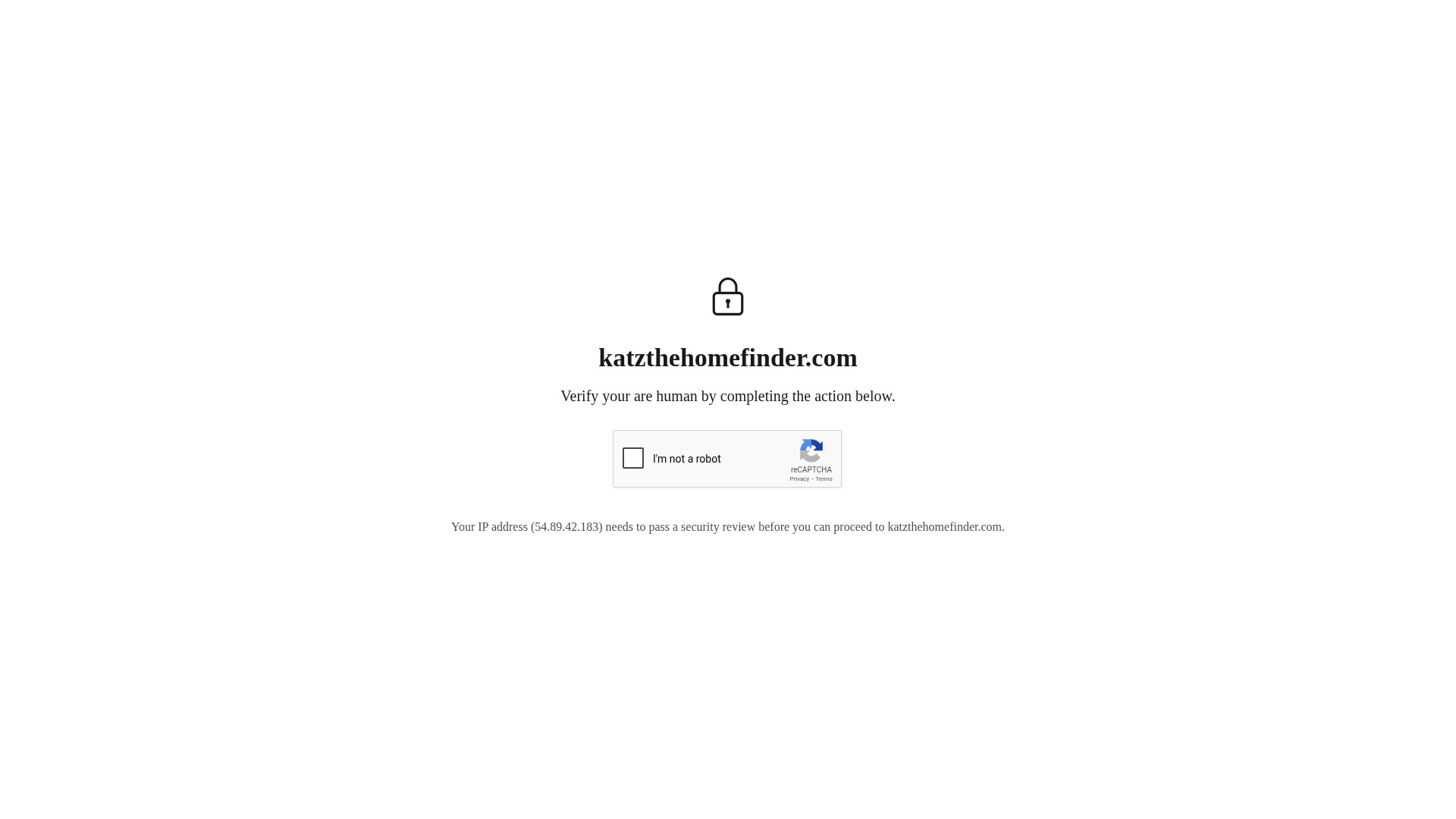 Screenshot of katzthehomefinder.com