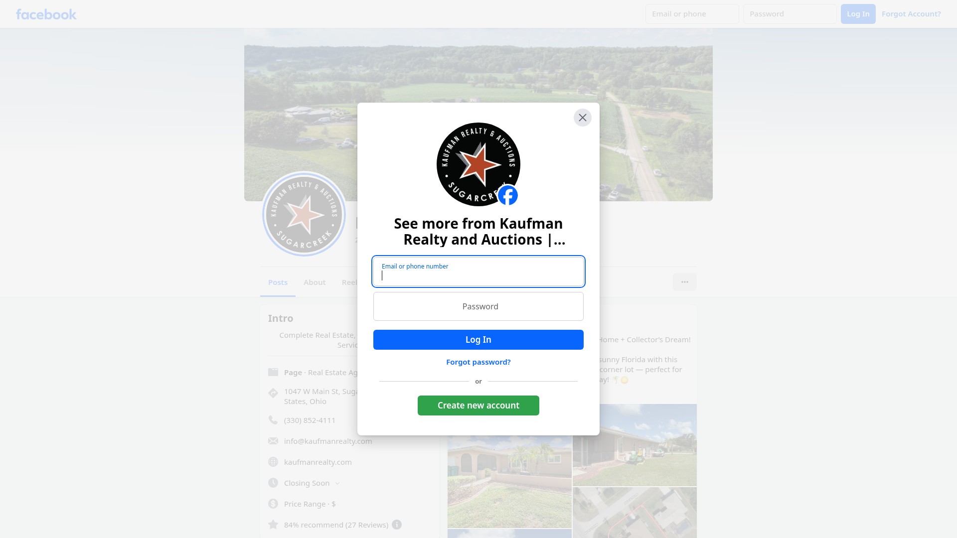 Screenshot of kaufmanrealty.com
