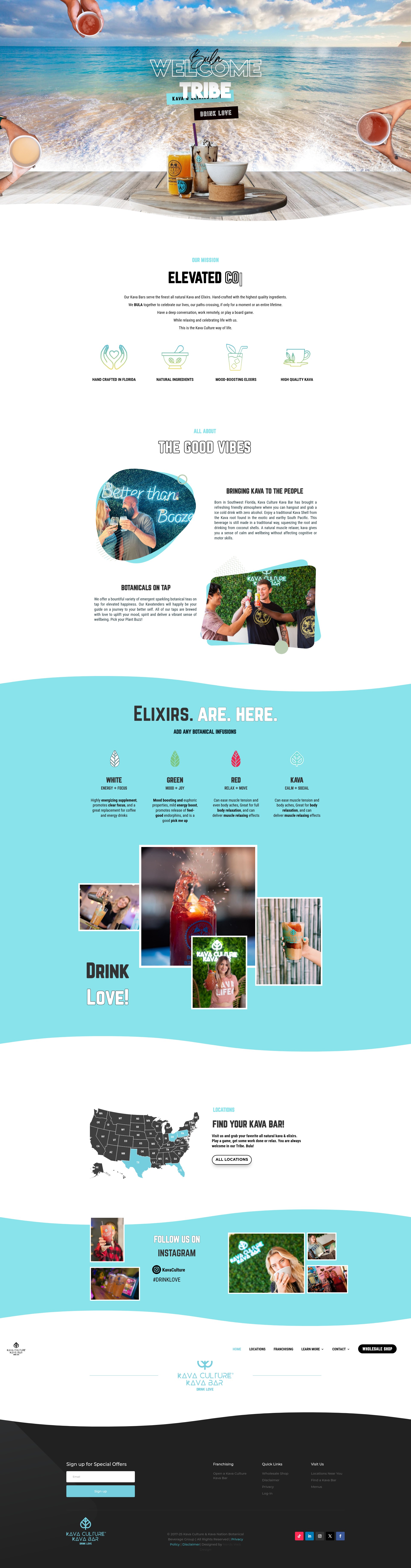 Screenshot of kavaculture.com