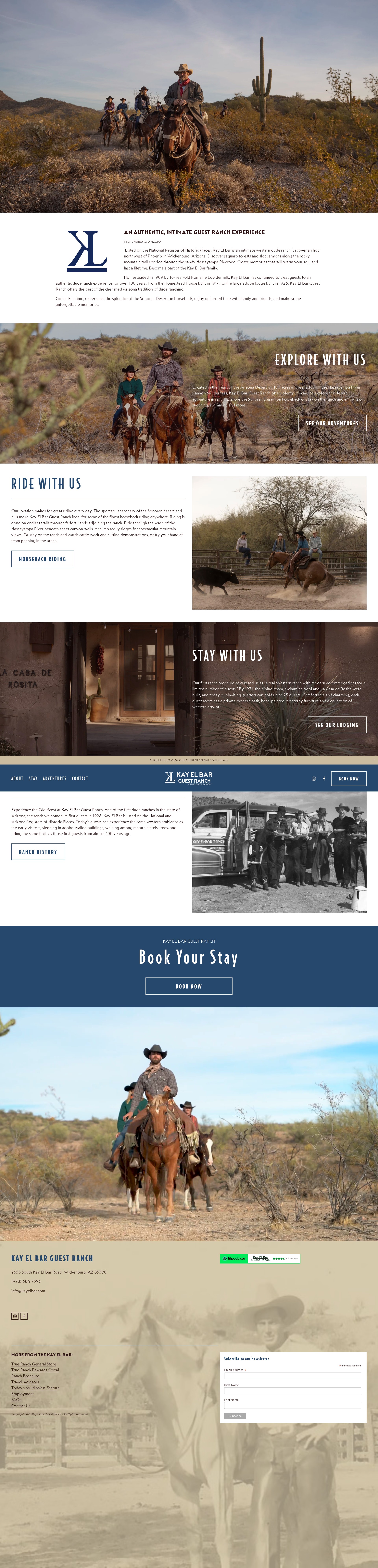 Screenshot of kayelbar.com