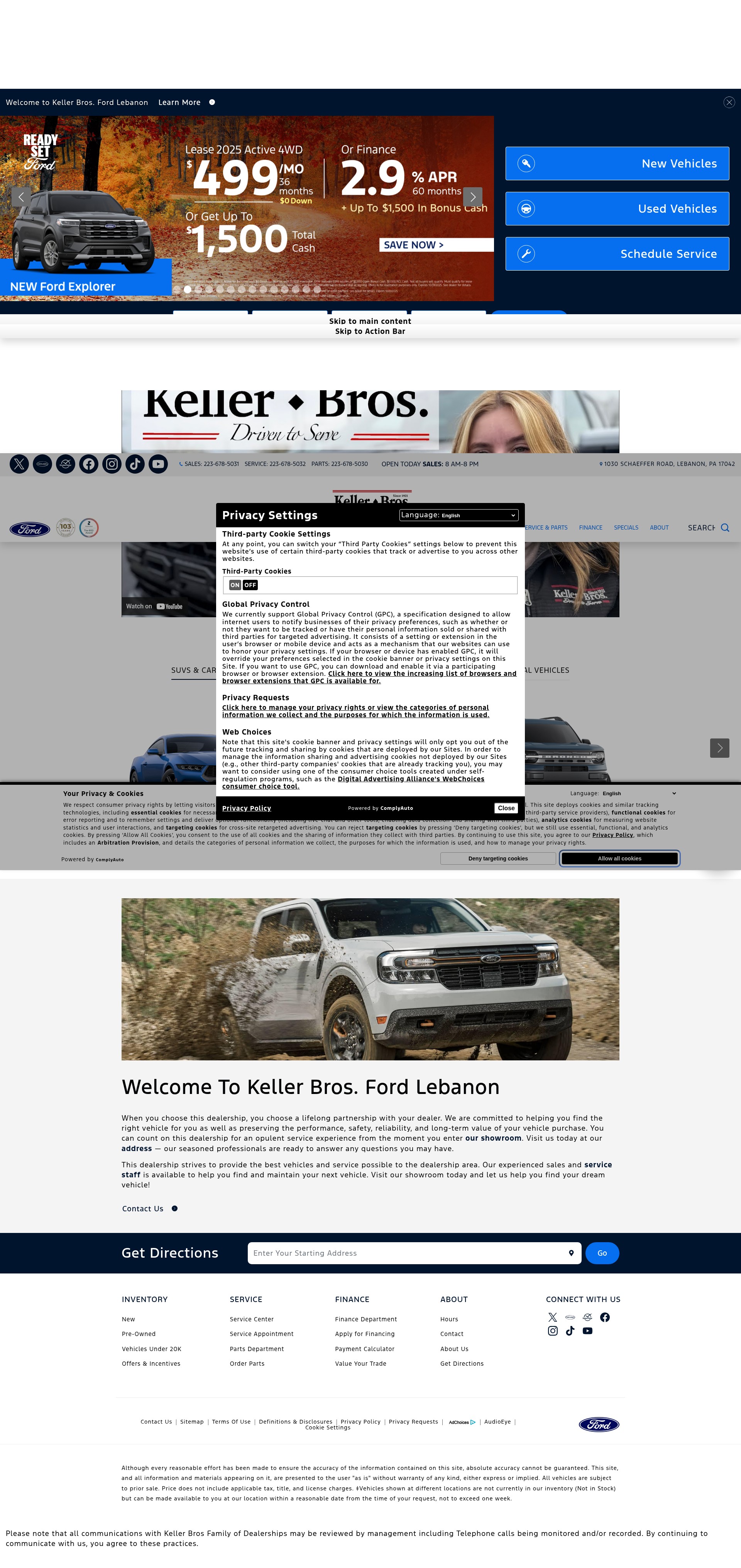 Screenshot of kbford.net