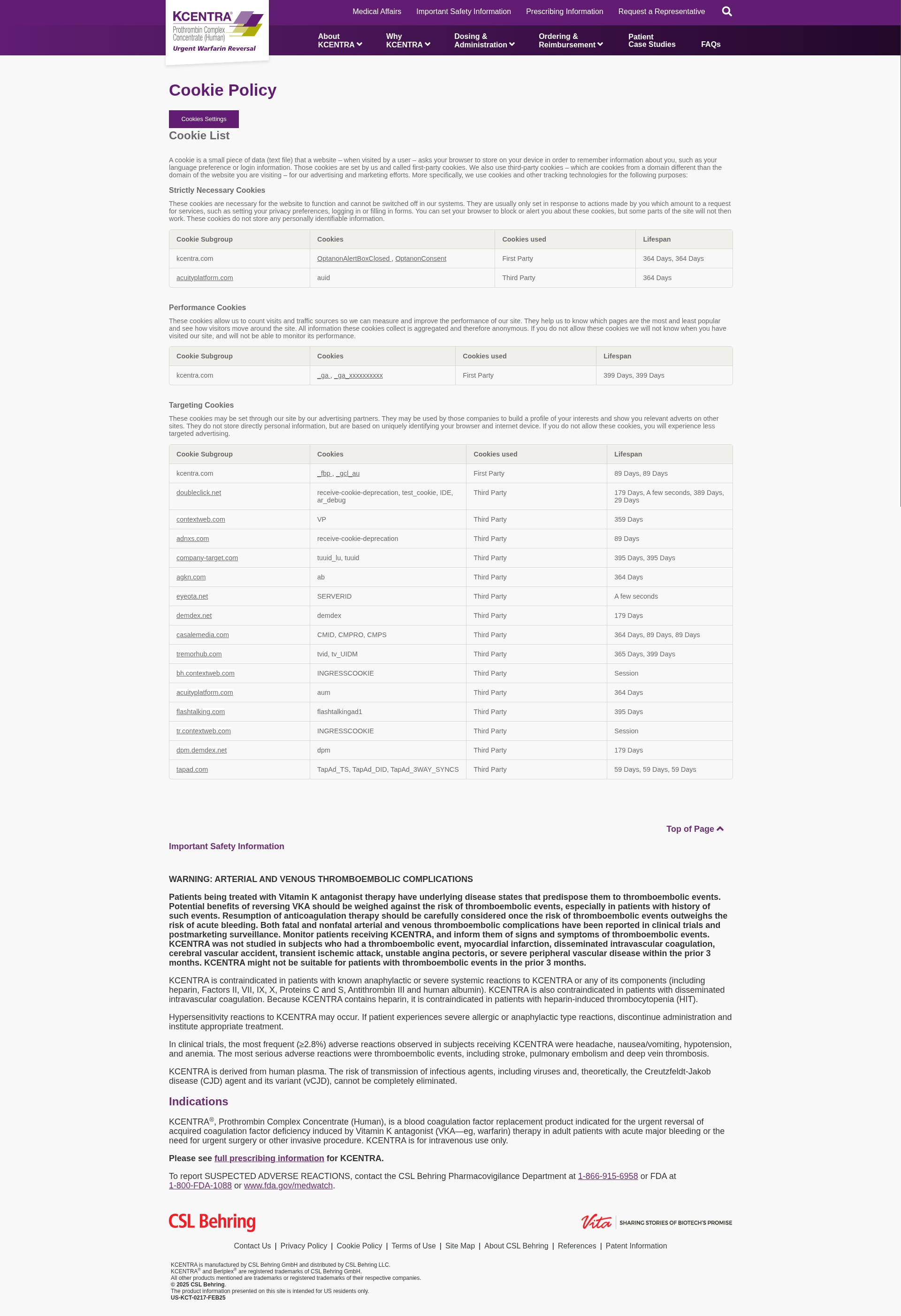 Screenshot of kcentra.com