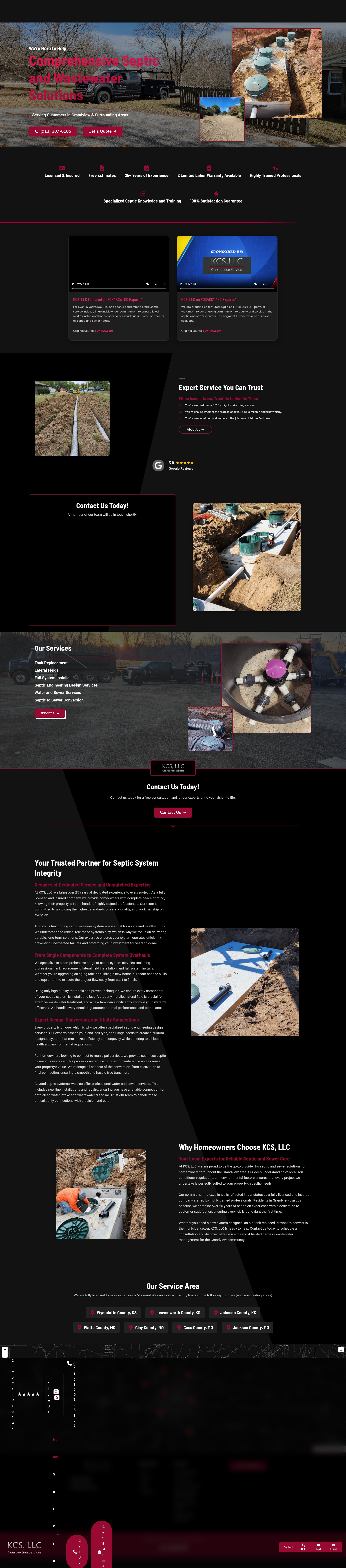 Screenshot of kcs-llc.org