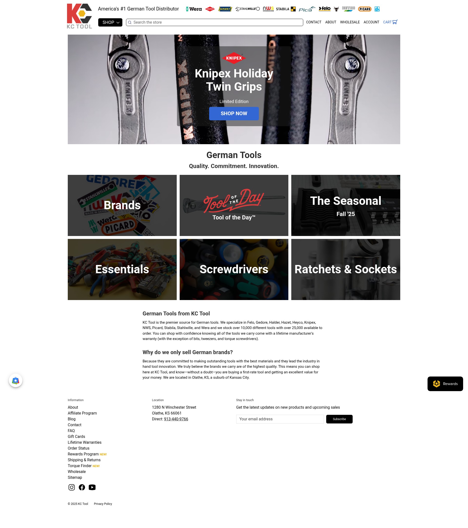 Screenshot of kctool.com