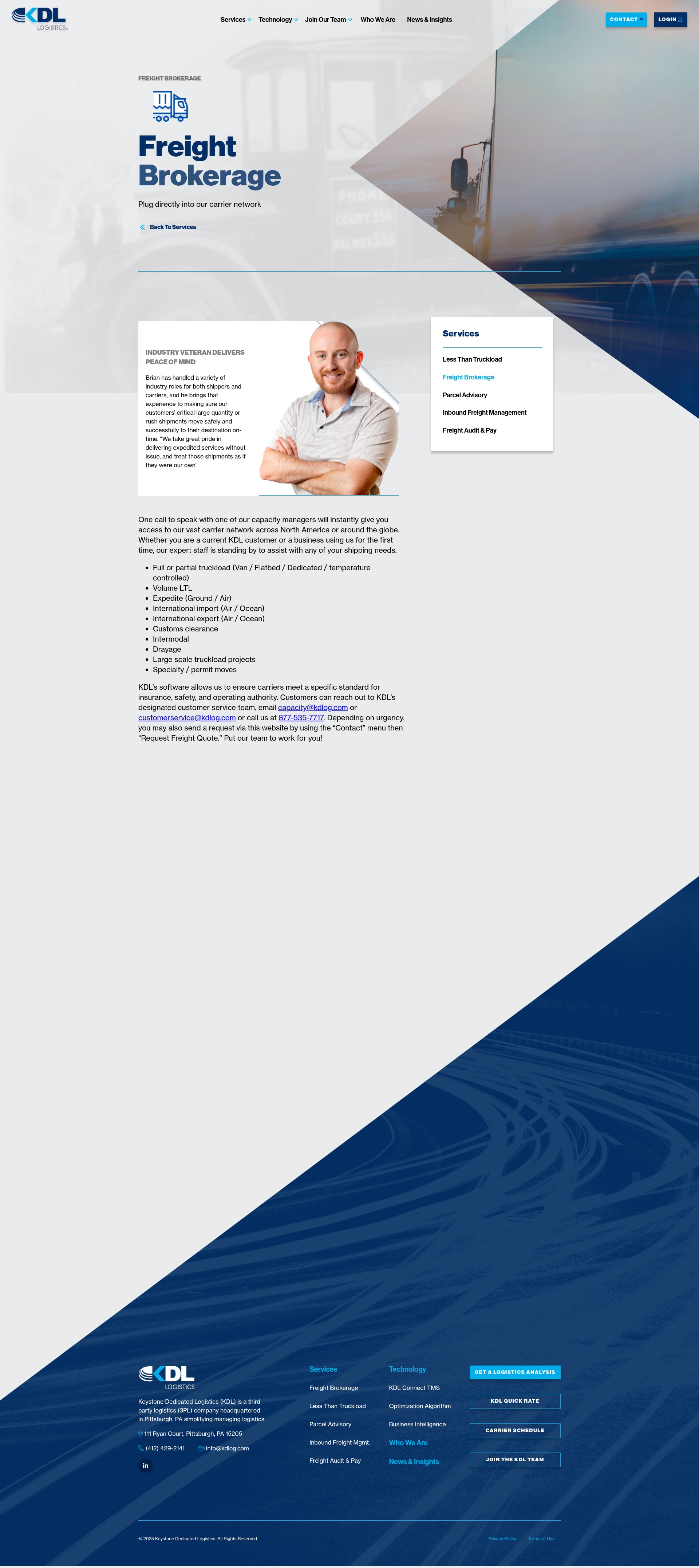 Screenshot of kdlog.com