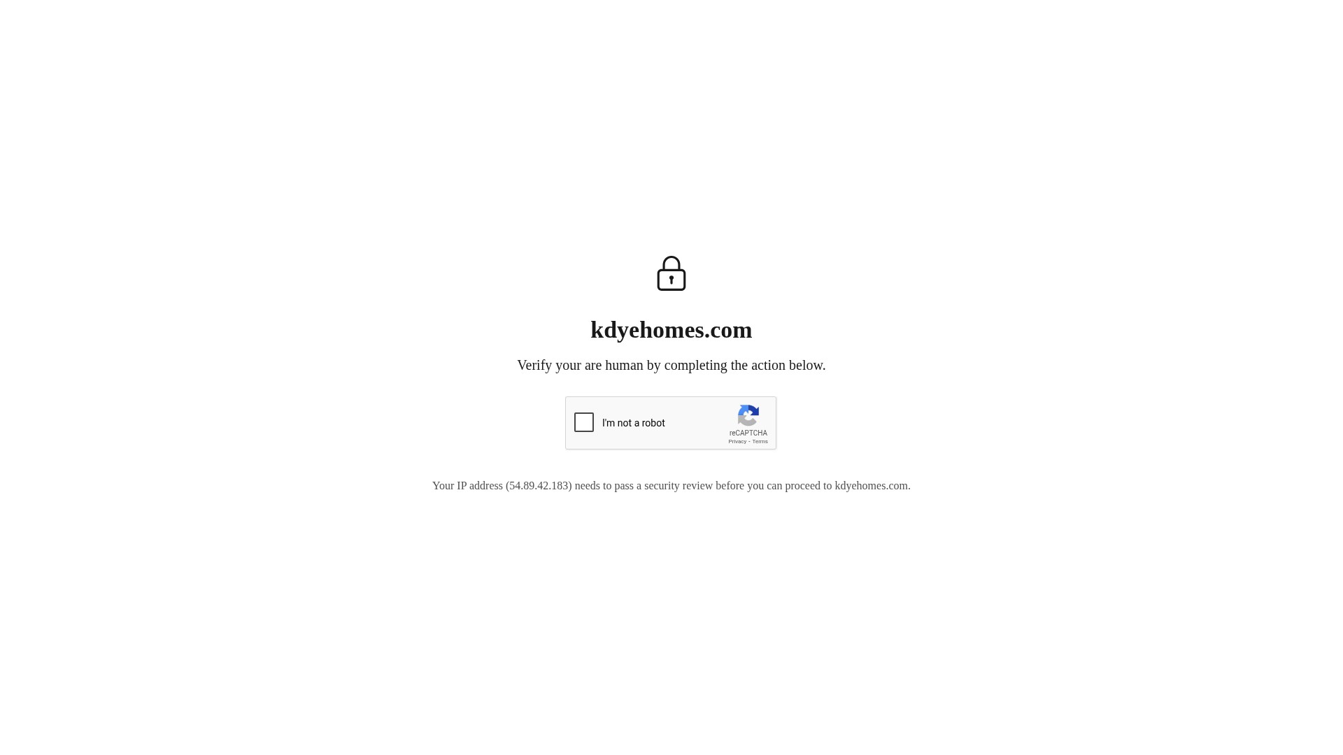 Screenshot of kdyehomes.com